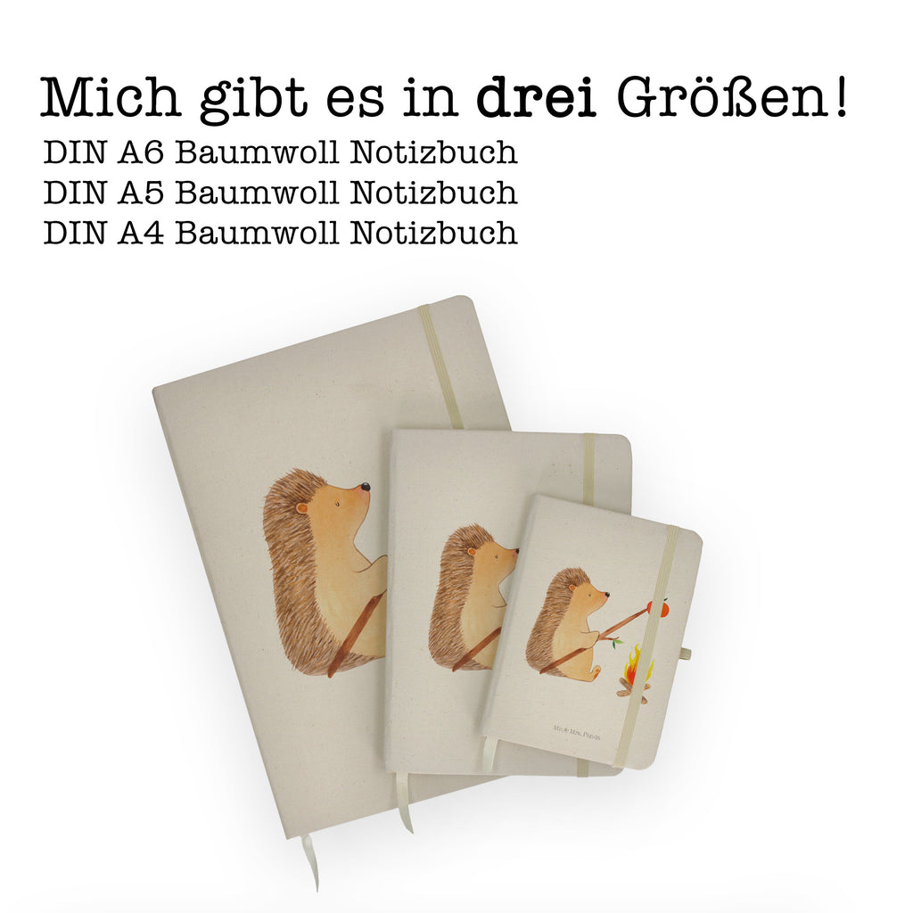 DIN A4 Baumwoll Notizbuch Igel grillt Notizen, Eintragebuch, Tagebuch, Notizblock, Adressbuch, Journal, Kladde, Skizzenbuch, Notizheft, Schreibbuch, Schreibheft, Tiermotive, Gute Laune, lustige Sprüche, Tiere, Igel, Grillen, Ziele, Motivation, arbeitslos, Sinn des Lebens, Spruch