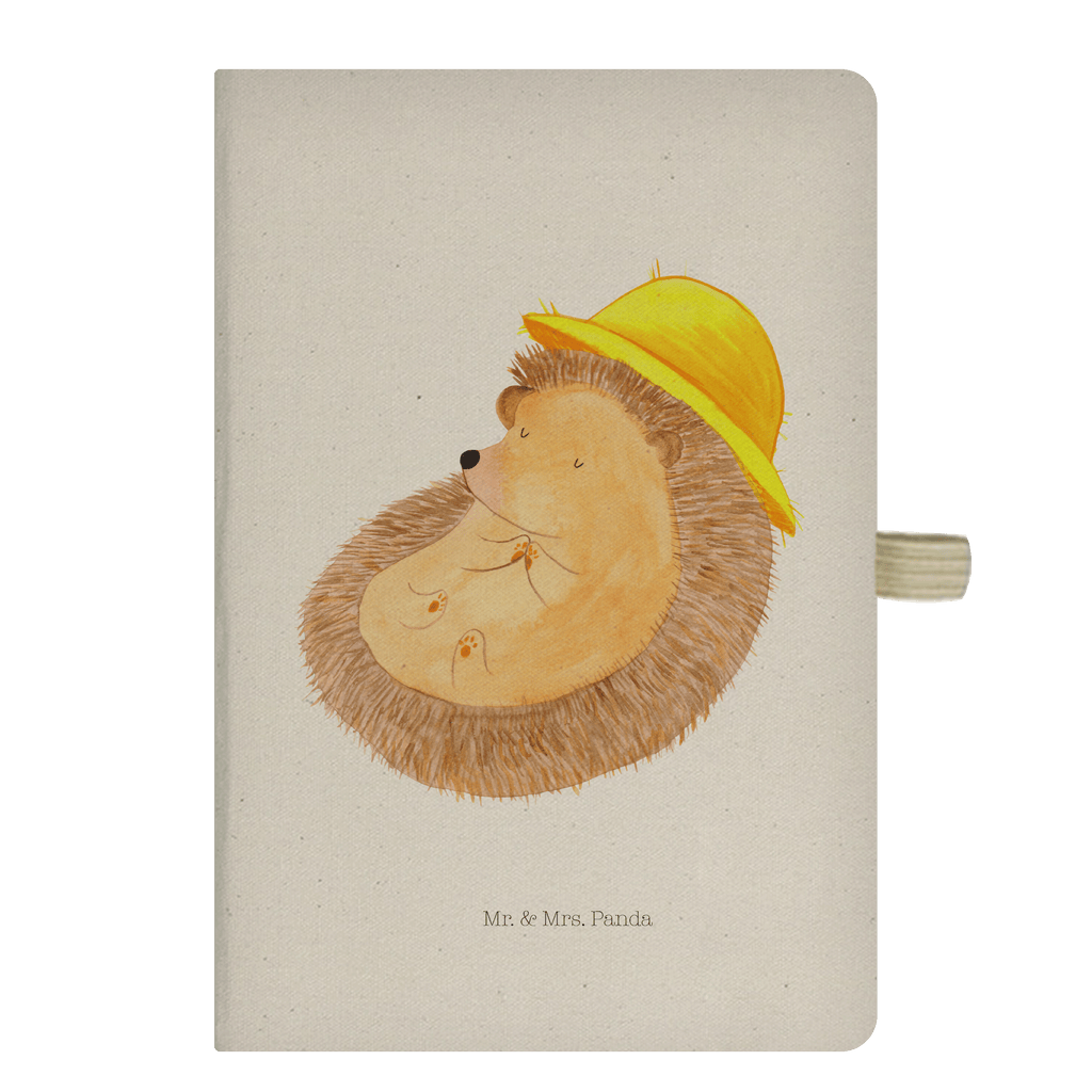 DIN A5 Baumwoll Notizbuch Igel betet Notizen, Eintragebuch, Tagebuch, Notizblock, Adressbuch, Journal, Kladde, Skizzenbuch, Notizheft, Schreibbuch, Schreibheft, Tiermotive, Gute Laune, lustige Sprüche, Tiere, Igel, Igel mit Hut, Sonnenhut, Gott, Amen, beten, Leben, Dankbarkeit, Dankbar sein, dankbar, genießen