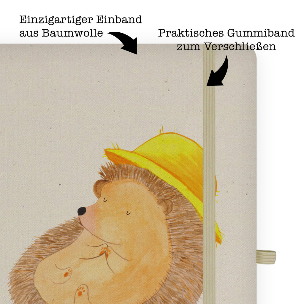 DIN A5 Baumwoll Notizbuch Igel betet Notizen, Eintragebuch, Tagebuch, Notizblock, Adressbuch, Journal, Kladde, Skizzenbuch, Notizheft, Schreibbuch, Schreibheft, Tiermotive, Gute Laune, lustige Sprüche, Tiere, Igel, Igel mit Hut, Sonnenhut, Gott, Amen, beten, Leben, Dankbarkeit, Dankbar sein, dankbar, genießen