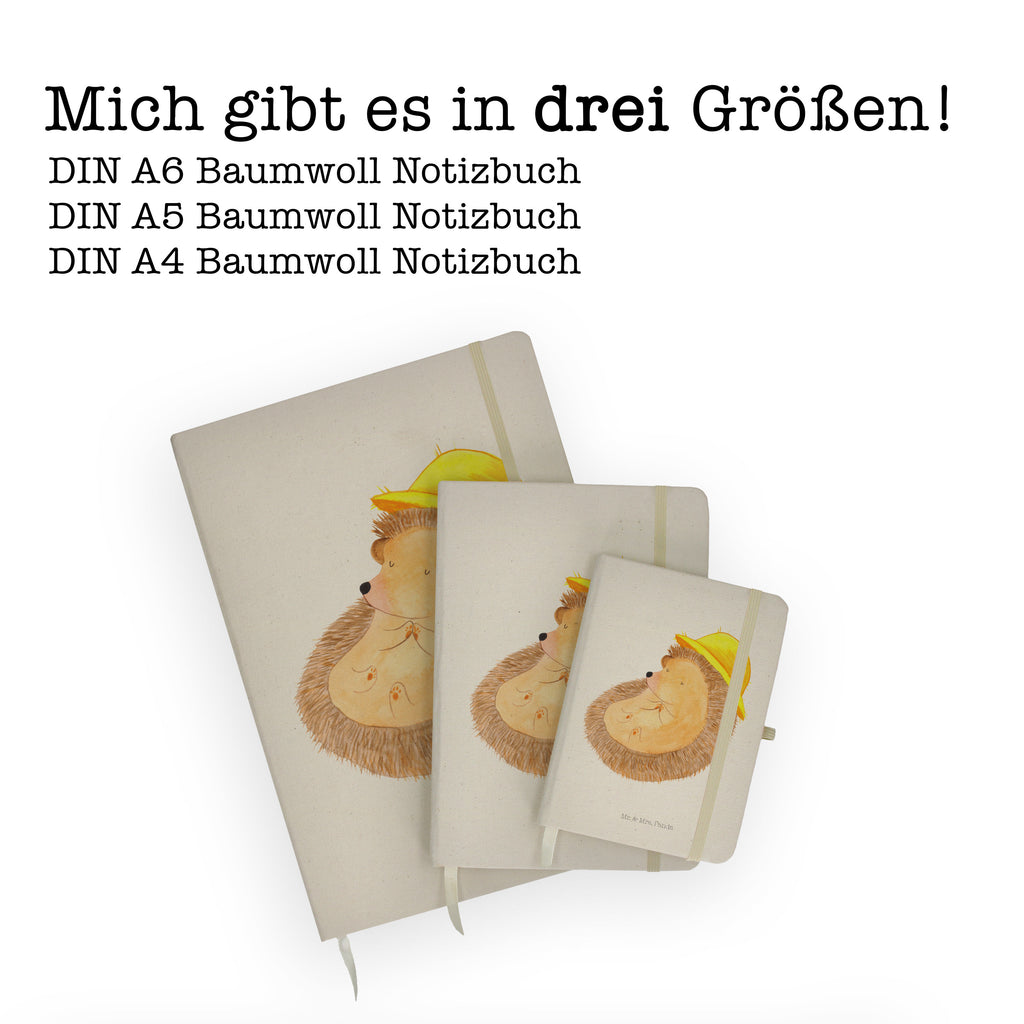 DIN A5 Baumwoll Notizbuch Igel betet Notizen, Eintragebuch, Tagebuch, Notizblock, Adressbuch, Journal, Kladde, Skizzenbuch, Notizheft, Schreibbuch, Schreibheft, Tiermotive, Gute Laune, lustige Sprüche, Tiere, Igel, Igel mit Hut, Sonnenhut, Gott, Amen, beten, Leben, Dankbarkeit, Dankbar sein, dankbar, genießen