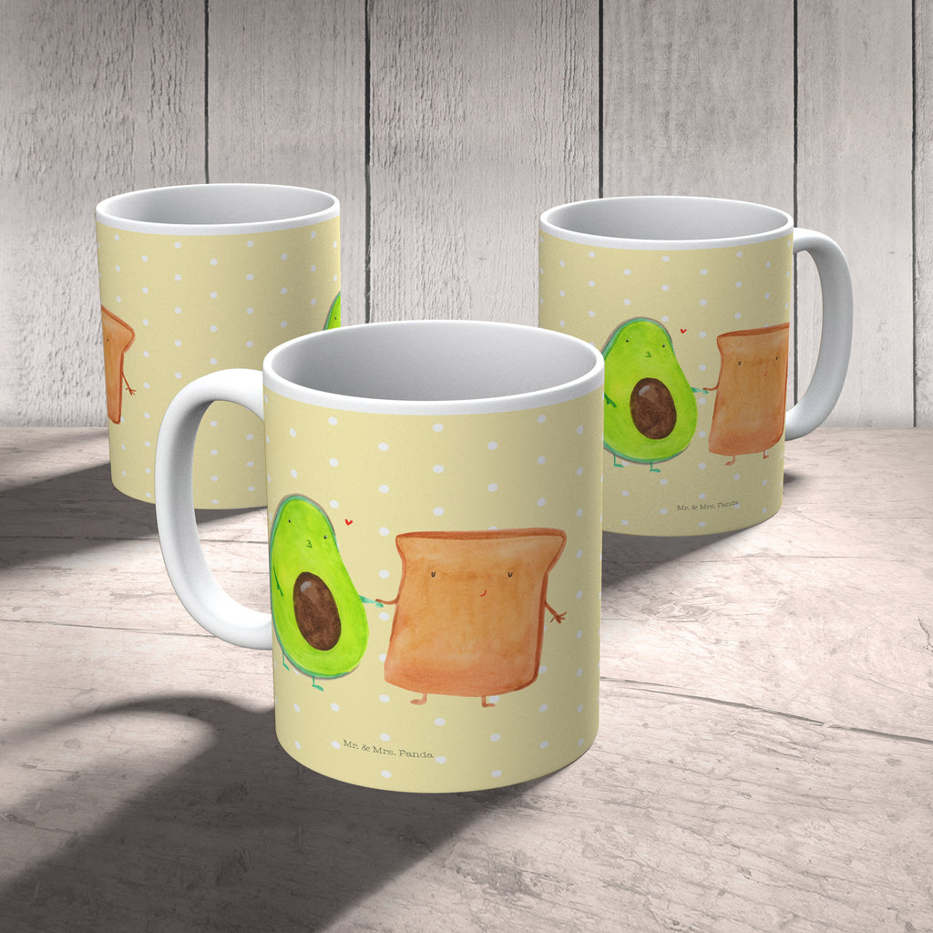 Tasse Avocado + Toast Avocado, Toast, Toastbrot, Liebespaar, Pärchen, Freund, Freundin, Verlobt, Verlobungsparty, Hochzeit, Hochzeitsgeschenk, Jahrestag, Jahrestagsgeschenk, Becher, Kaffeetasse, Kaffeebecher, Tee, Frühstück, Büro  Avocado, Veggie, Vegan, Gesund
