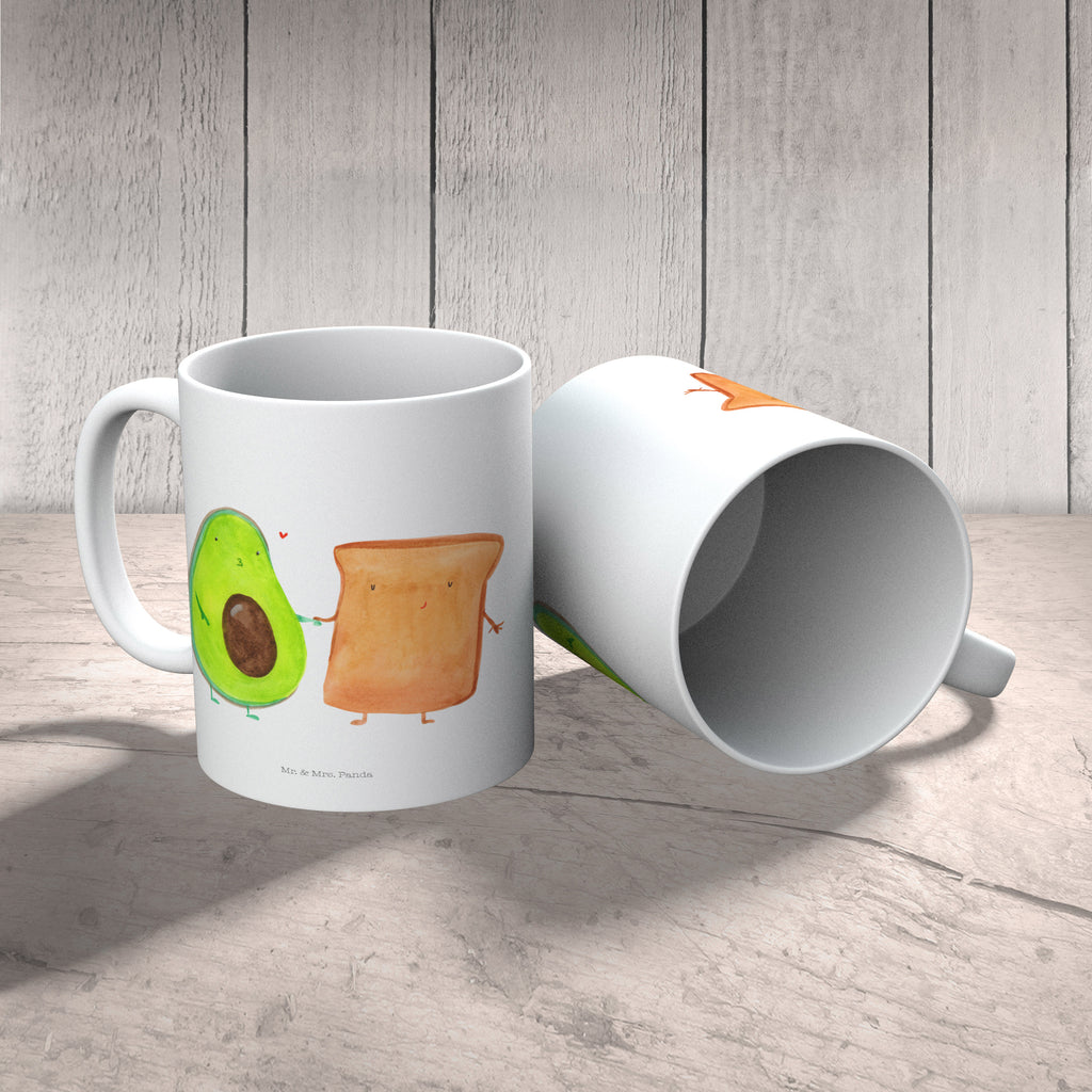 Tasse Avocado + Toast Avocado, Toast, Toastbrot, Liebespaar, Pärchen, Freund, Freundin, Verlobt, Verlobungsparty, Hochzeit, Hochzeitsgeschenk, Jahrestag, Jahrestagsgeschenk, Becher, Kaffeetasse, Kaffeebecher, Tee, Frühstück, Büro  Avocado, Veggie, Vegan, Gesund
