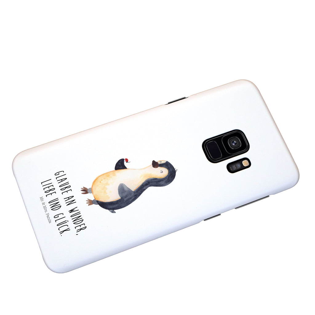 Samsung Galaxy S9 Handyhülle Pinguin Marienkäfer Samsung Galaxy S9, Handyhülle, Smartphone Hülle, Handy Case, Handycover, Hülle, Pinguin, Pinguine, Marienkäfer, Liebe, Wunder, Glück, Freude, Lebensfreude