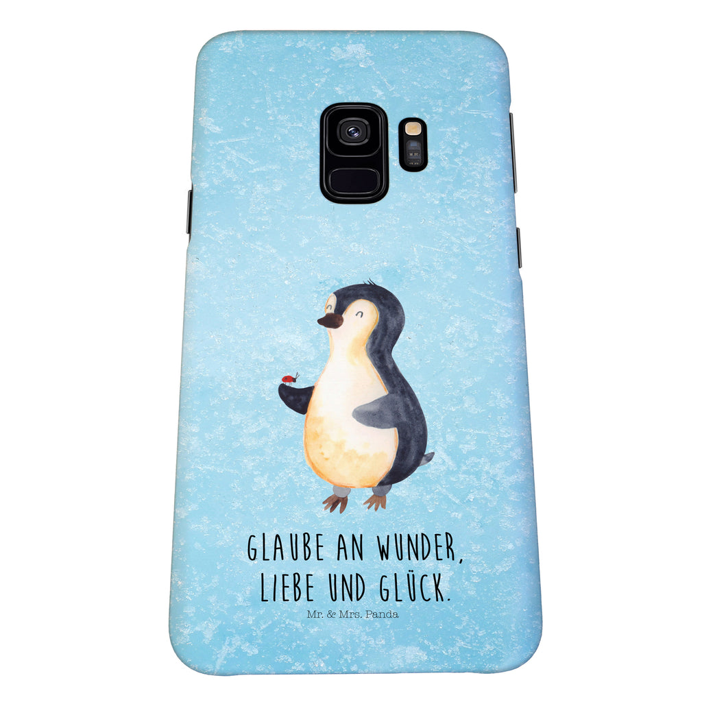 Samsung Galaxy S9 Handyhülle Pinguin Marienkäfer Samsung Galaxy S9, Handyhülle, Smartphone Hülle, Handy Case, Handycover, Hülle, Pinguin, Pinguine, Marienkäfer, Liebe, Wunder, Glück, Freude, Lebensfreude
