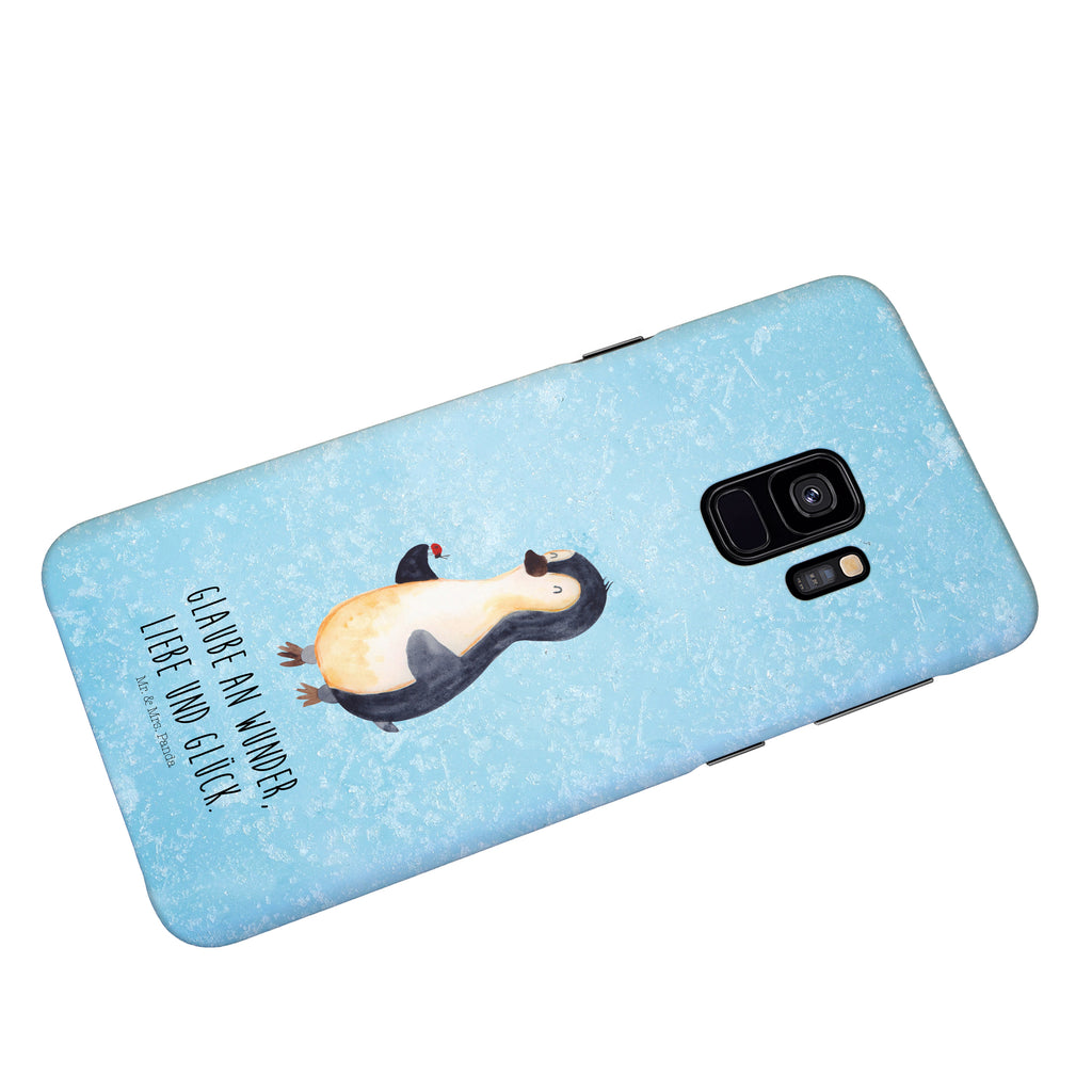 Samsung Galaxy S9 Handyhülle Pinguin Marienkäfer Samsung Galaxy S9, Handyhülle, Smartphone Hülle, Handy Case, Handycover, Hülle, Pinguin, Pinguine, Marienkäfer, Liebe, Wunder, Glück, Freude, Lebensfreude