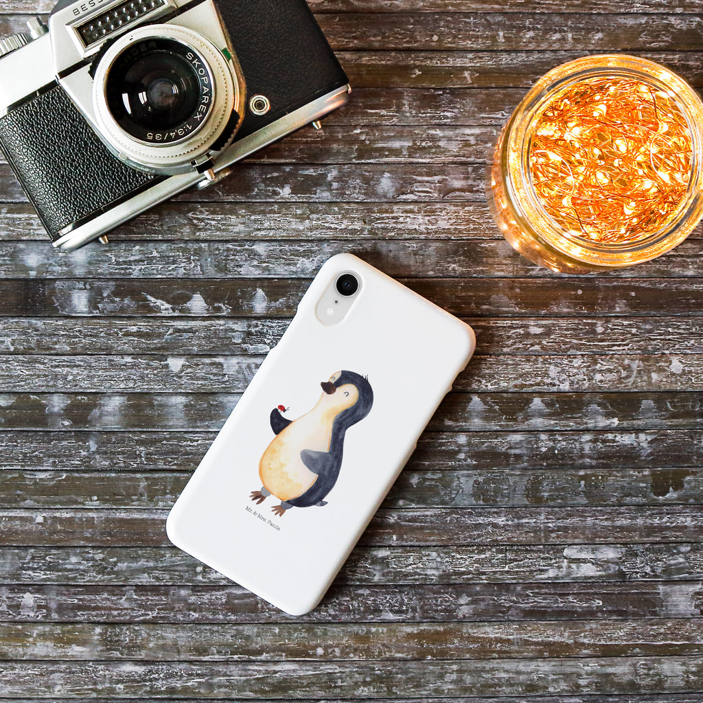 Iphone XR Handyhülle Pinguin Marienkäfer Iphone XR Handyhülle, Iphone XR, Handyhülle, Premium Kunststoff, Pinguin, Pinguine, Marienkäfer, Liebe, Wunder, Glück, Freude, Lebensfreude