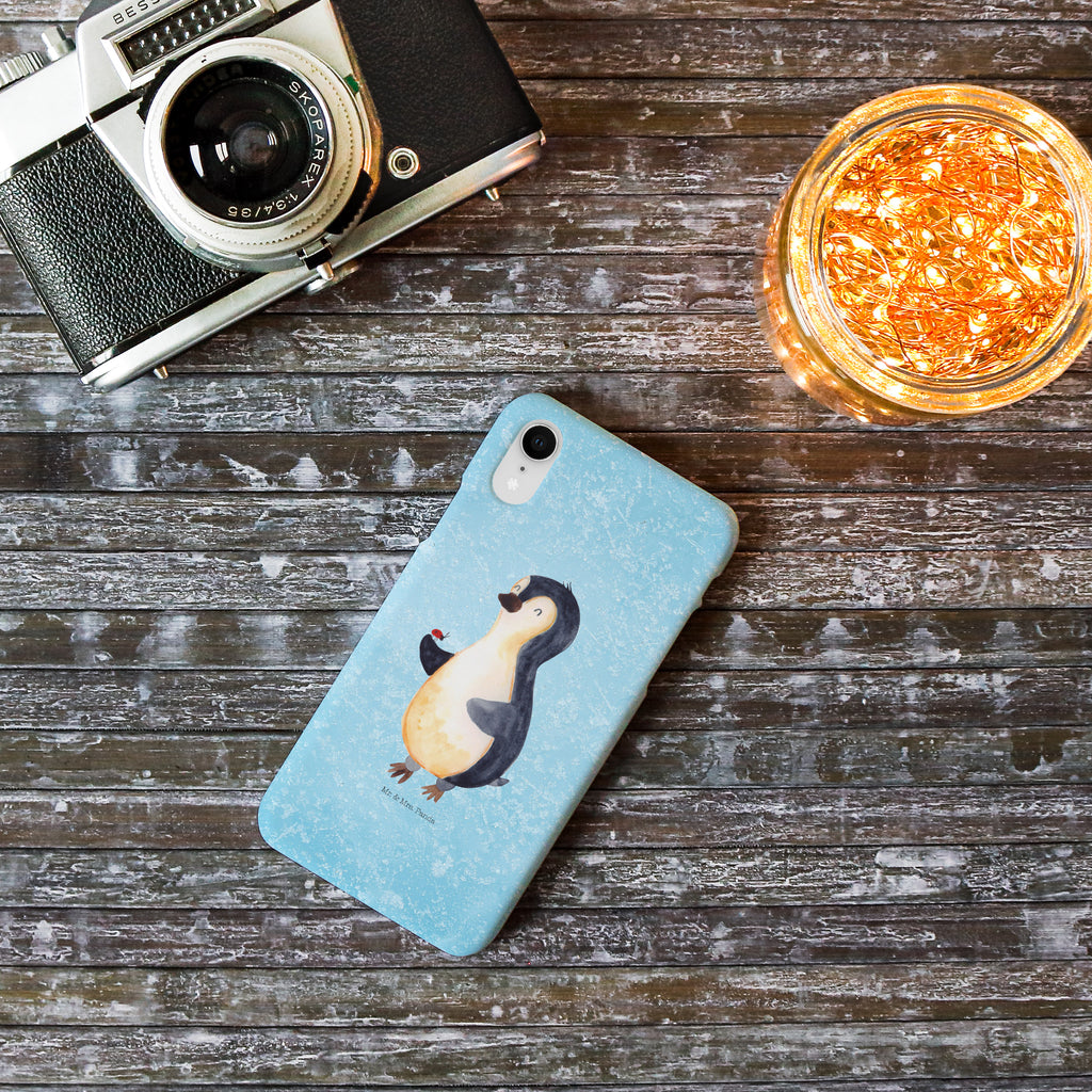 Iphone XR Handyhülle Pinguin Marienkäfer Iphone XR Handyhülle, Iphone XR, Handyhülle, Premium Kunststoff, Pinguin, Pinguine, Marienkäfer, Liebe, Wunder, Glück, Freude, Lebensfreude