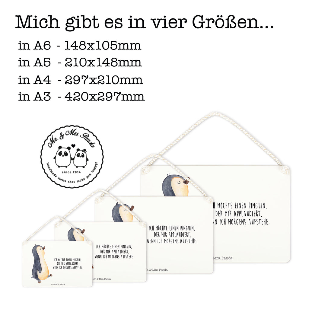 Deko Schild Pinguin marschierend Dekoschild, Deko Schild, Schild, Tür Schild, Türschild, Holzschild, Wandschild, Wanddeko, Pinguin, Pinguine, Frühaufsteher, Langschläfer, Bruder, Schwester, Familie