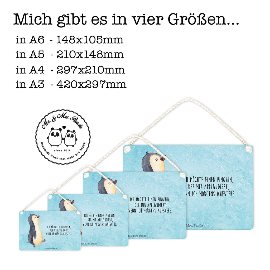 Deko Schild Pinguin marschierend Dekoschild, Deko Schild, Schild, Tür Schild, Türschild, Holzschild, Wandschild, Wanddeko, Pinguin, Pinguine, Frühaufsteher, Langschläfer, Bruder, Schwester, Familie