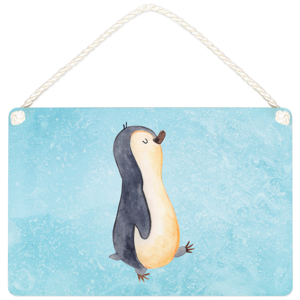 Deko Schild Pinguin marschierend Dekoschild, Deko Schild, Schild, Tür Schild, Türschild, Holzschild, Wandschild, Wanddeko, Pinguin, Pinguine, Frühaufsteher, Langschläfer, Bruder, Schwester, Familie