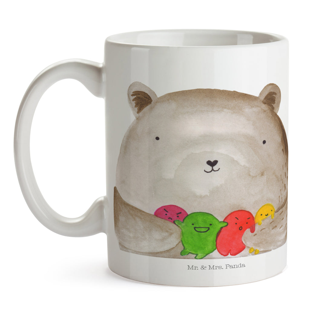 Tasse Bär Gefühl Bär, Wahnsinn, Verrückt, Durchgedreht Becher, Kaffeetasse, Kaffeebecher, Tee, Frühstück, Büro  Bär, Teddy, Teddybär