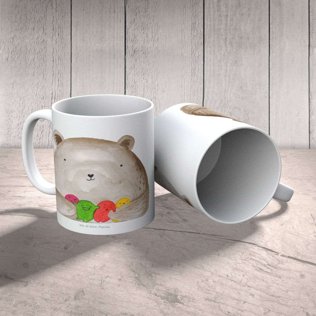 Tasse Bär Gefühl Bär, Wahnsinn, Verrückt, Durchgedreht Becher, Kaffeetasse, Kaffeebecher, Tee, Frühstück, Büro  Bär, Teddy, Teddybär