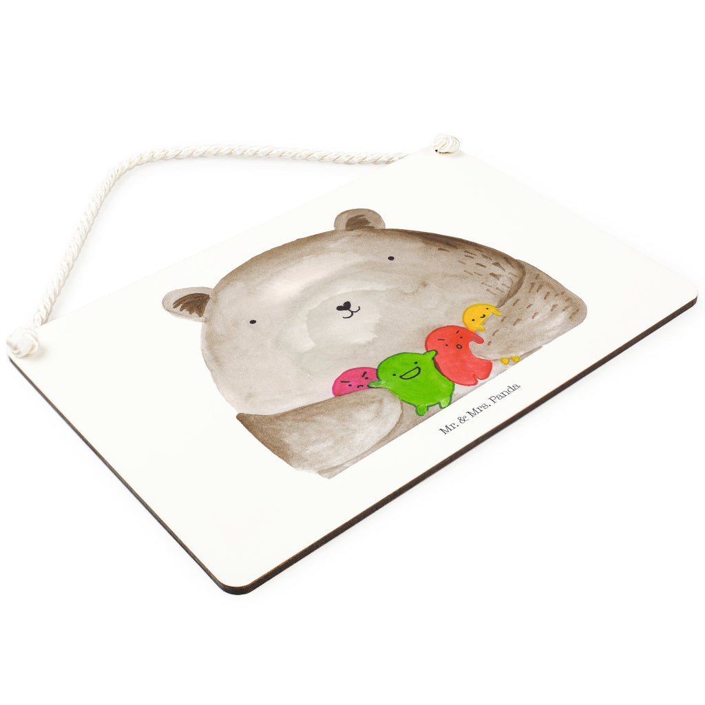 Deko Schild Bär Gefühl Bär, Wahnsinn, Verrückt, Durchgedreht Dekoschild, Deko Schild, Schild, Tür Schild, Türschild, Holzschild, Wandschild, Wanddeko  Bär, Teddy, Teddybär