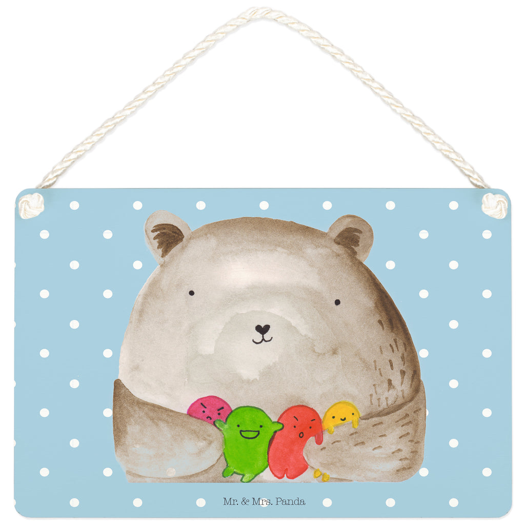 Deko Schild Bär Gefühl Bär, Wahnsinn, Verrückt, Durchgedreht Dekoschild, Deko Schild, Schild, Tür Schild, Türschild, Holzschild, Wandschild, Wanddeko  Bär, Teddy, Teddybär