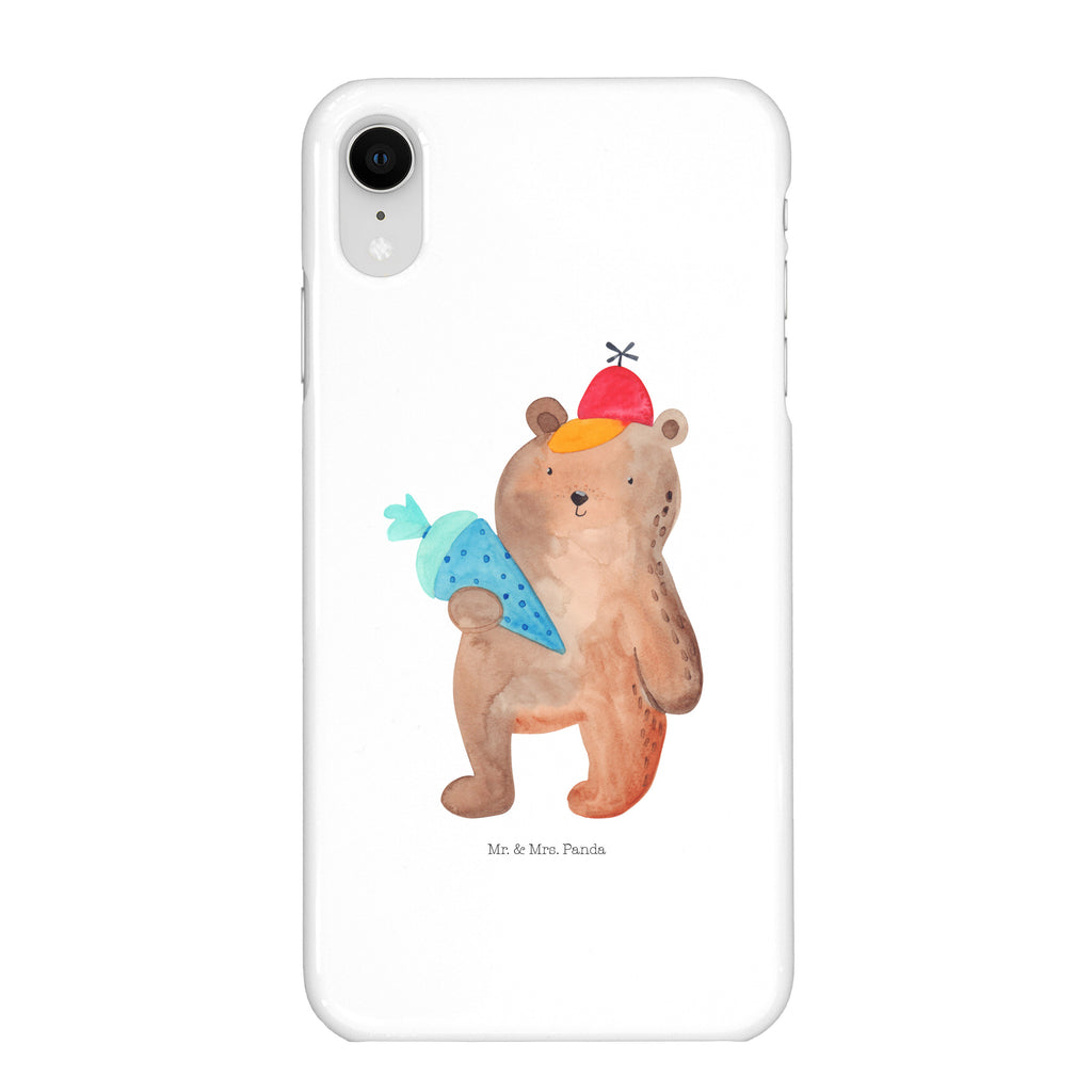 Iphone XR Handyhülle Bär mit Schultüte Iphone XR Handyhülle, Iphone XR, Handyhülle, Premium Kunststoff, Bär, Teddy, Teddybär, Bär Motiv, Schultüte, Erster Schultag Geschenk, Einschulung Geschenk, Schule Geschenk, Grundschule, Schulanfang, Schulbeginn