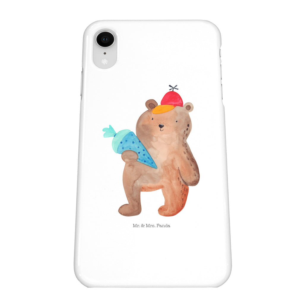 Iphone XR Handyhülle Bär mit Schultüte Iphone XR Handyhülle, Iphone XR, Handyhülle, Premium Kunststoff, Bär, Teddy, Teddybär, Bär Motiv, Schultüte, Erster Schultag Geschenk, Einschulung Geschenk, Schule Geschenk, Grundschule, Schulanfang, Schulbeginn