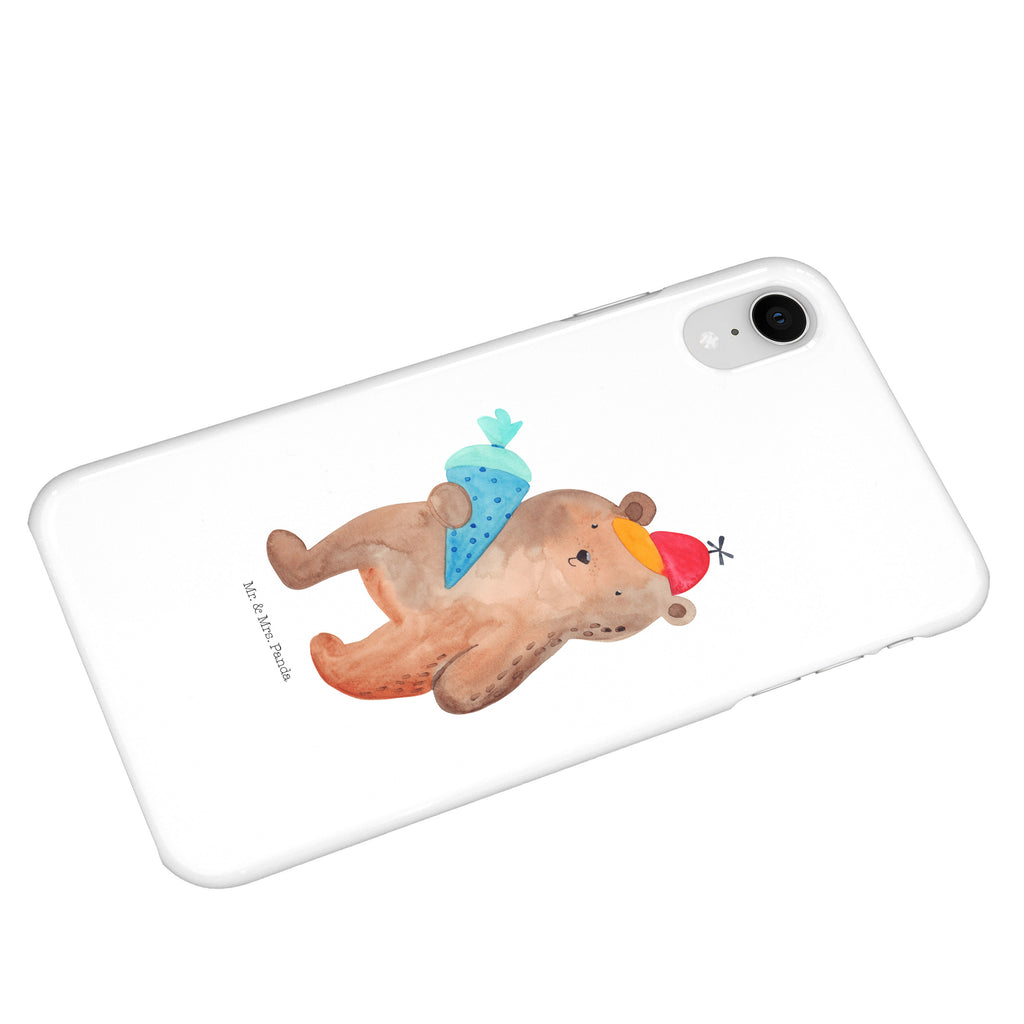 Iphone XR Handyhülle Bär mit Schultüte Iphone XR Handyhülle, Iphone XR, Handyhülle, Premium Kunststoff, Bär, Teddy, Teddybär, Bär Motiv, Schultüte, Erster Schultag Geschenk, Einschulung Geschenk, Schule Geschenk, Grundschule, Schulanfang, Schulbeginn