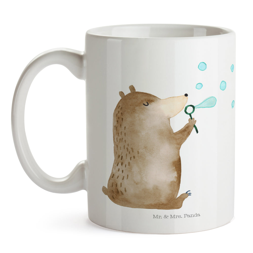 Tasse Bär Seifenblasen Seifenblasen Bär Lustig Sein Glücklich Traurig Happy Becher, Kaffeetasse, Kaffeebecher, Tee, Frühstück, Büro  Bär, Teddy, Teddybär