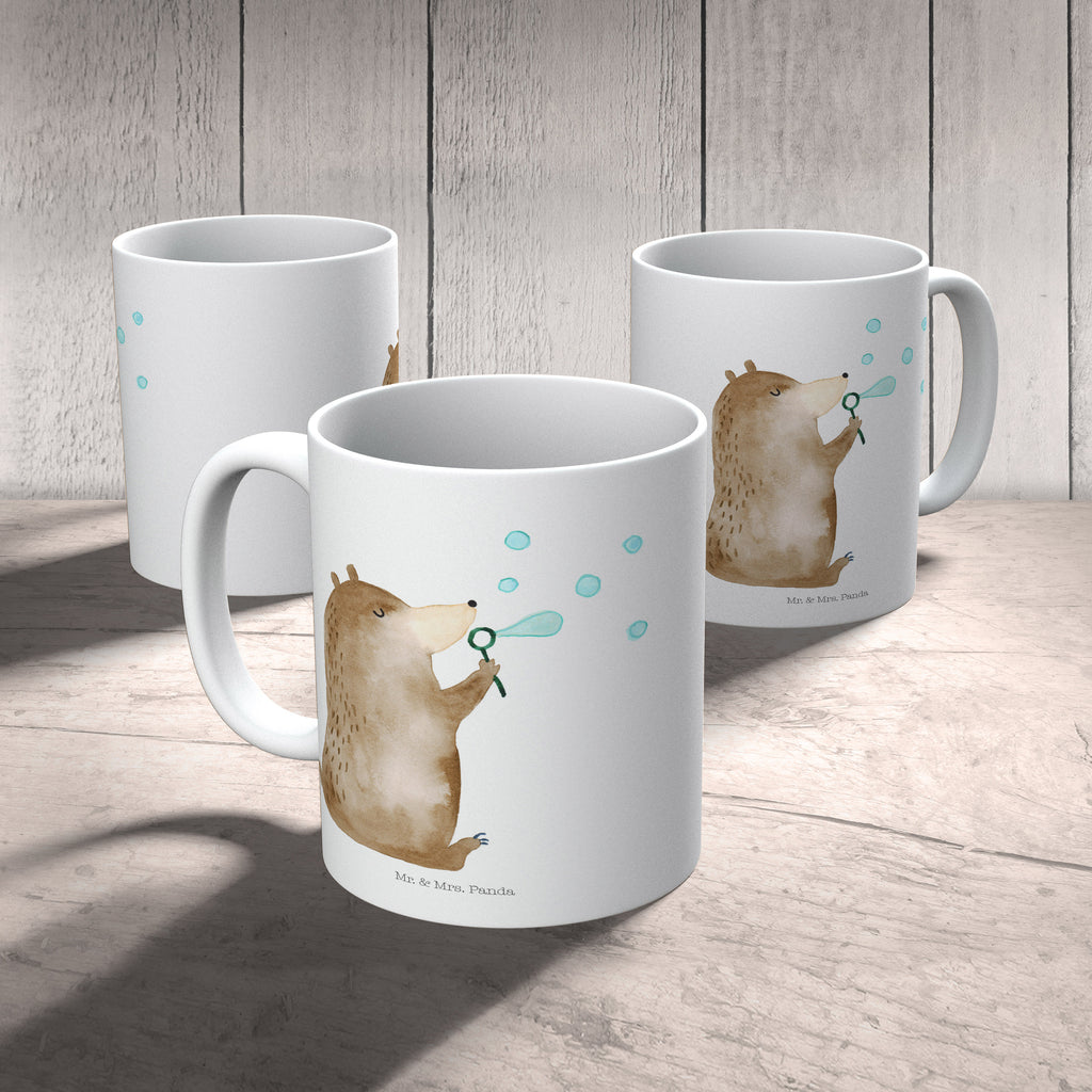 Tasse Bär Seifenblasen Seifenblasen Bär Lustig Sein Glücklich Traurig Happy Becher, Kaffeetasse, Kaffeebecher, Tee, Frühstück, Büro  Bär, Teddy, Teddybär