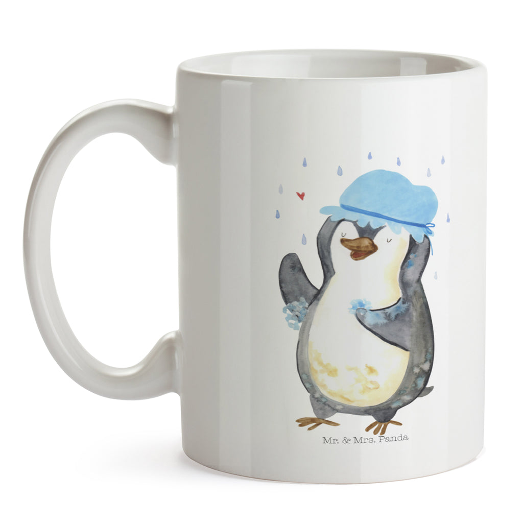 Tasse Pinguin duscht