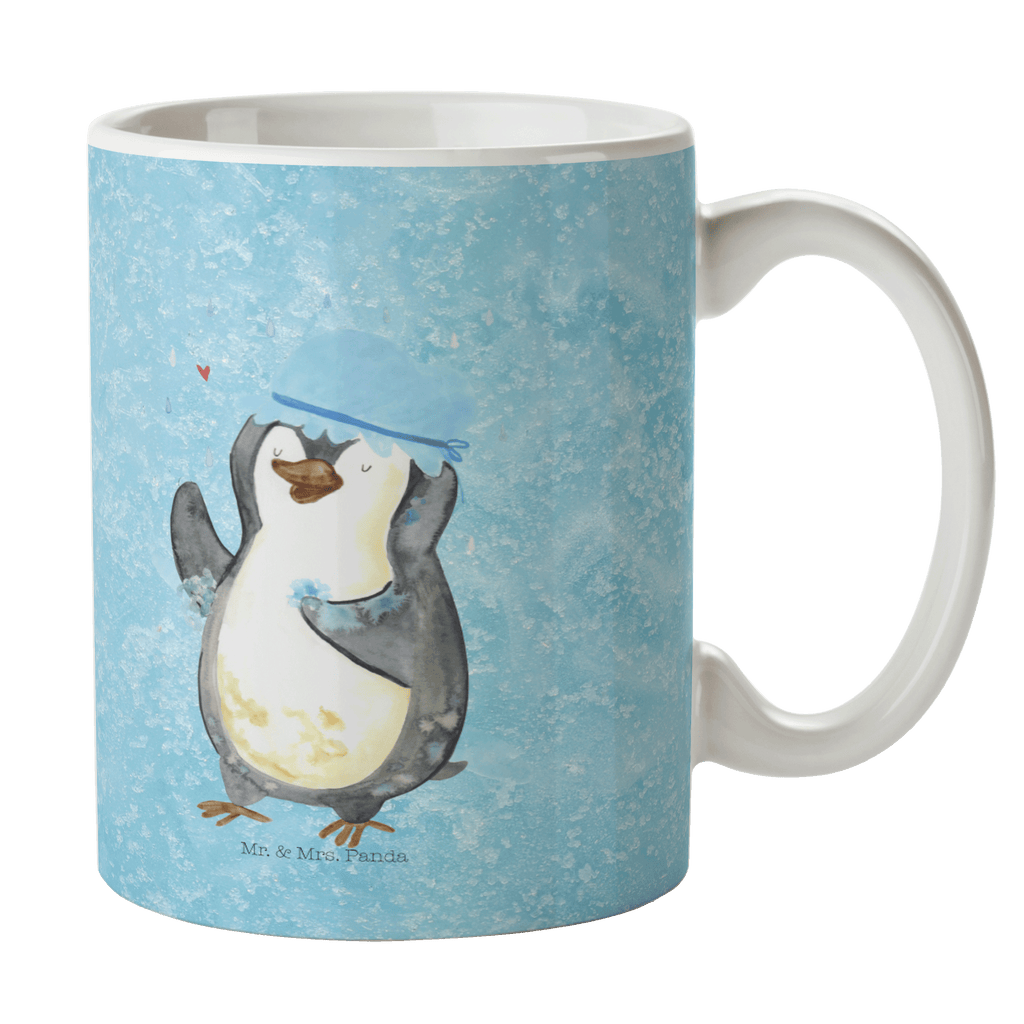 Tasse Pinguin duscht