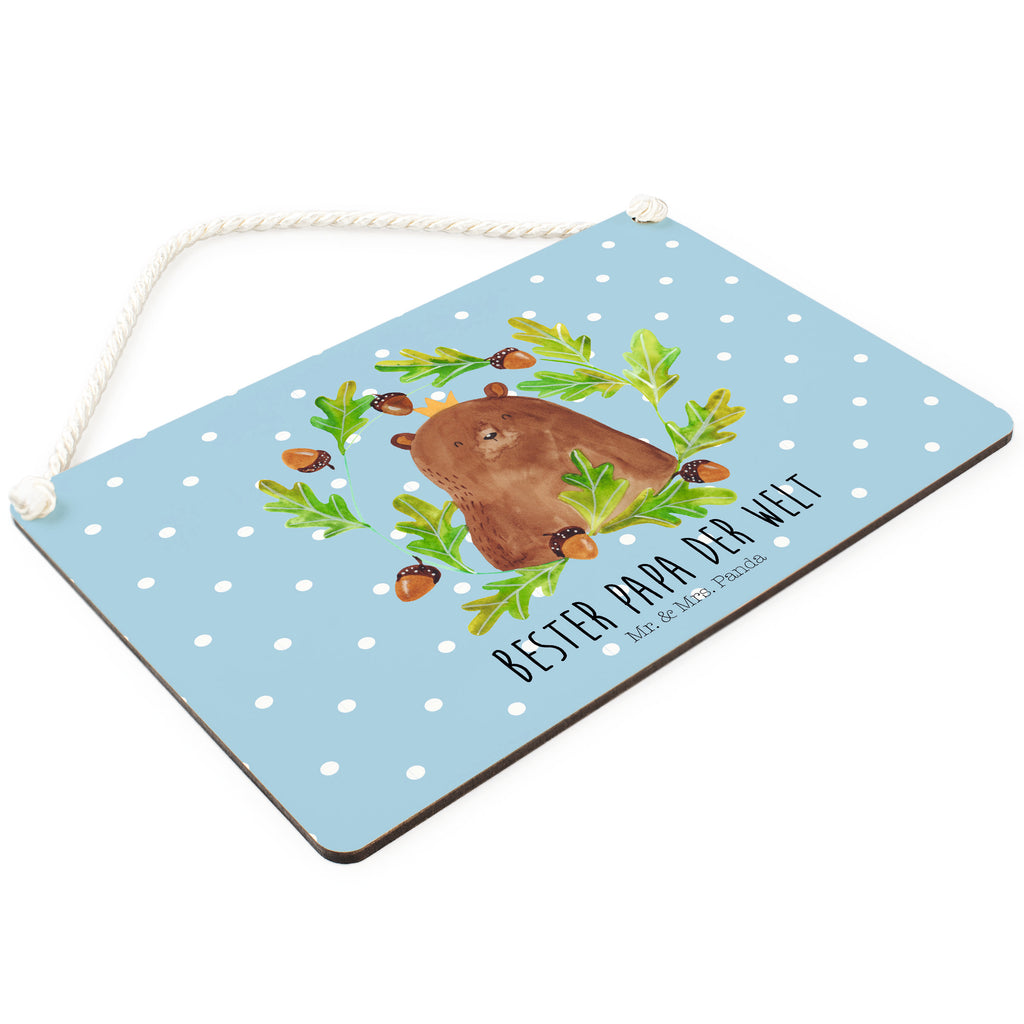 Deko Schild Bär König Papa, Bär, Papa Bär, bester Vater, bester Papa, weltbester Papa, Vatertag, Vater, Dad, Daddy, Papi, Dekoschild, Deko Schild, Schild, Tür Schild, Türschild, Holzschild, Wandschild, Wanddeko  Bär, Teddy, Teddybär
