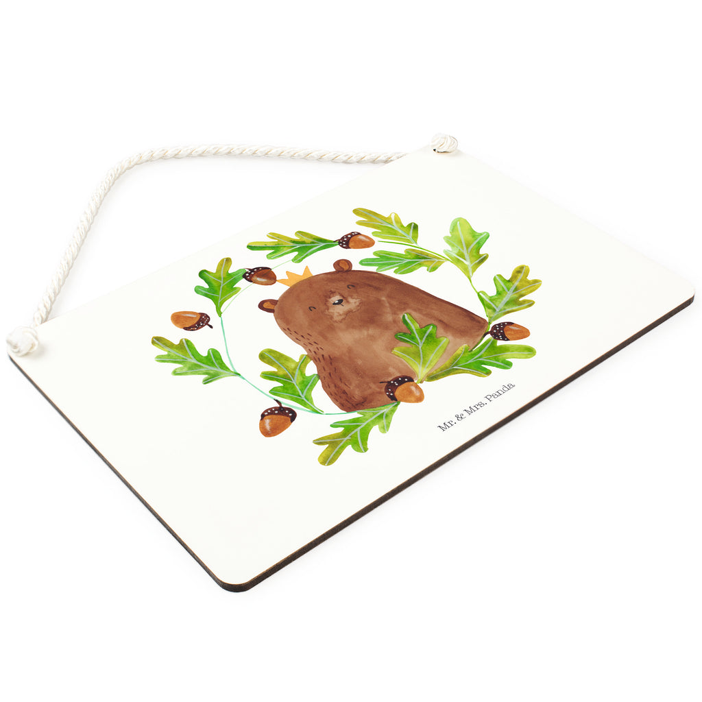 Deko Schild Bär König Papa, Bär, Papa Bär, bester Vater, bester Papa, weltbester Papa, Vatertag, Vater, Dad, Daddy, Papi, Dekoschild, Deko Schild, Schild, Tür Schild, Türschild, Holzschild, Wandschild, Wanddeko  Bär, Teddy, Teddybär