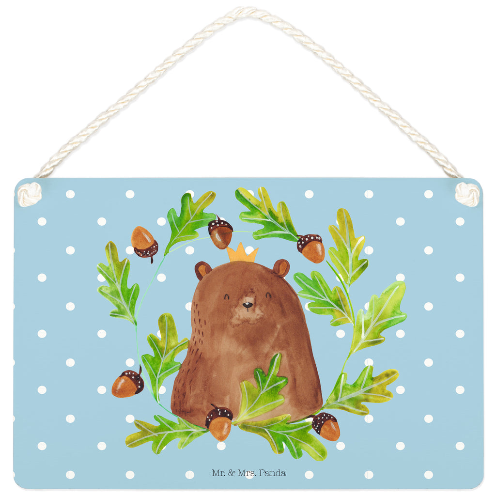 Deko Schild Bär König Papa, Bär, Papa Bär, bester Vater, bester Papa, weltbester Papa, Vatertag, Vater, Dad, Daddy, Papi, Dekoschild, Deko Schild, Schild, Tür Schild, Türschild, Holzschild, Wandschild, Wanddeko  Bär, Teddy, Teddybär