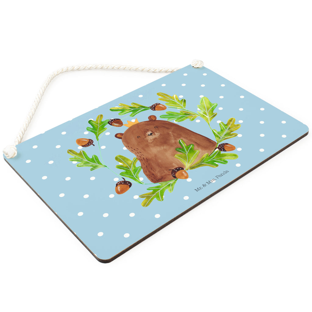 Deko Schild Bär König Papa, Bär, Papa Bär, bester Vater, bester Papa, weltbester Papa, Vatertag, Vater, Dad, Daddy, Papi, Dekoschild, Deko Schild, Schild, Tür Schild, Türschild, Holzschild, Wandschild, Wanddeko  Bär, Teddy, Teddybär