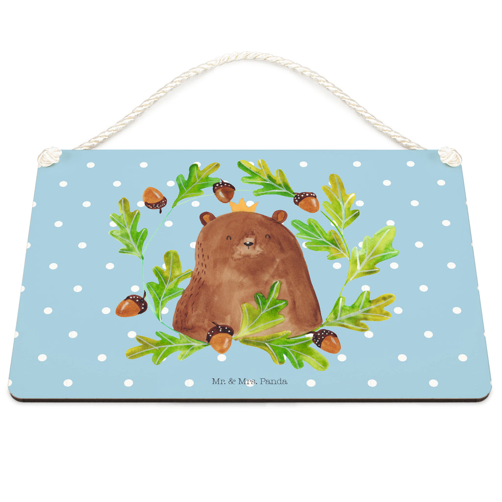 Deko Schild Bär König Papa, Bär, Papa Bär, bester Vater, bester Papa, weltbester Papa, Vatertag, Vater, Dad, Daddy, Papi, Dekoschild, Deko Schild, Schild, Tür Schild, Türschild, Holzschild, Wandschild, Wanddeko  Bär, Teddy, Teddybär