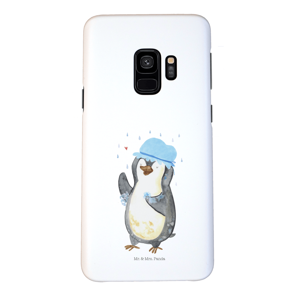 Samsung Galaxy S9 Handyhülle Pinguin duscht Samsung Galaxy S9, Handyhülle, Smartphone Hülle, Handy Case, Handycover, Hülle, Pinguin, Pinguine, Dusche, duschen, Lebensmotto, Motivation, Neustart, Neuanfang, glücklich sein