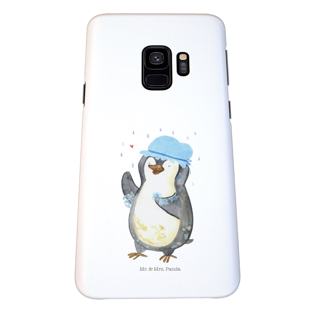 Samsung Galaxy S9 Handyhülle Pinguin duscht Samsung Galaxy S9, Handyhülle, Smartphone Hülle, Handy Case, Handycover, Hülle, Pinguin, Pinguine, Dusche, duschen, Lebensmotto, Motivation, Neustart, Neuanfang, glücklich sein