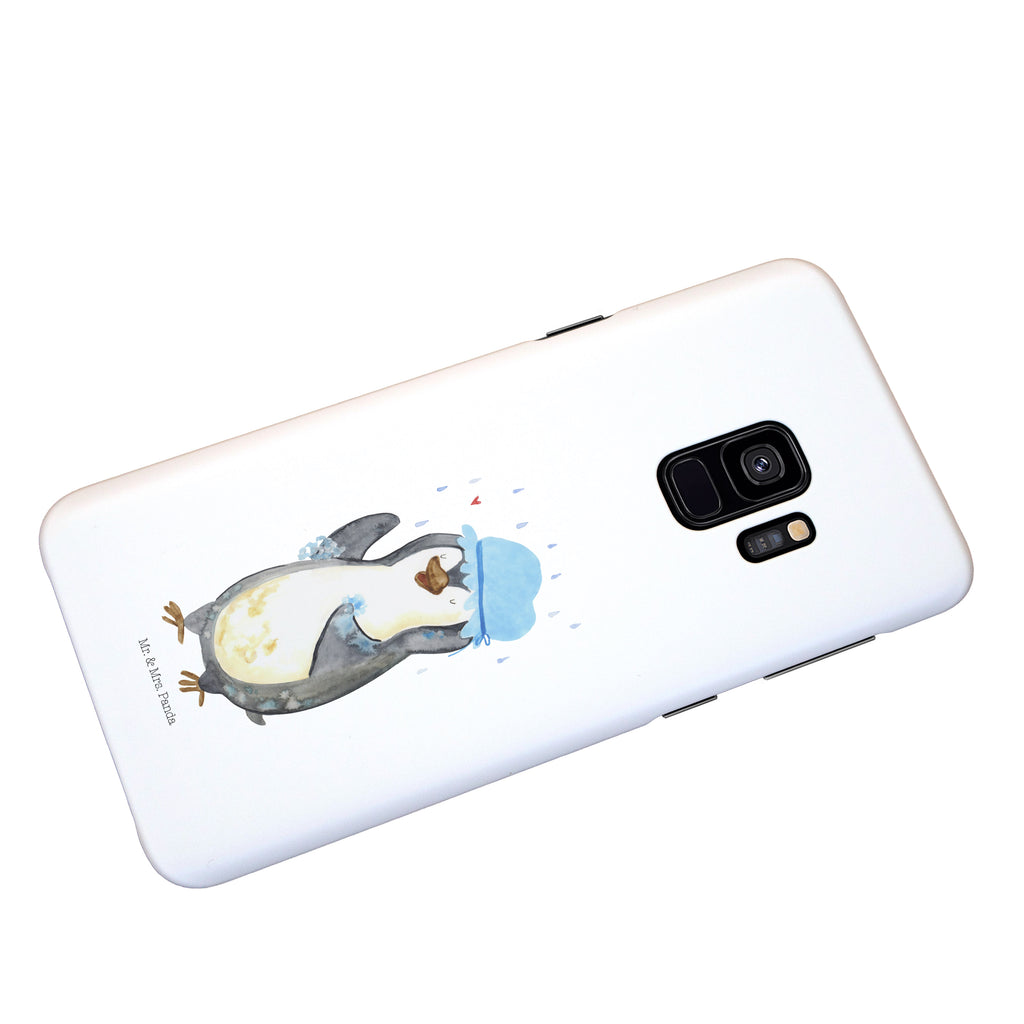 Samsung Galaxy S9 Handyhülle Pinguin duscht Samsung Galaxy S9, Handyhülle, Smartphone Hülle, Handy Case, Handycover, Hülle, Pinguin, Pinguine, Dusche, duschen, Lebensmotto, Motivation, Neustart, Neuanfang, glücklich sein