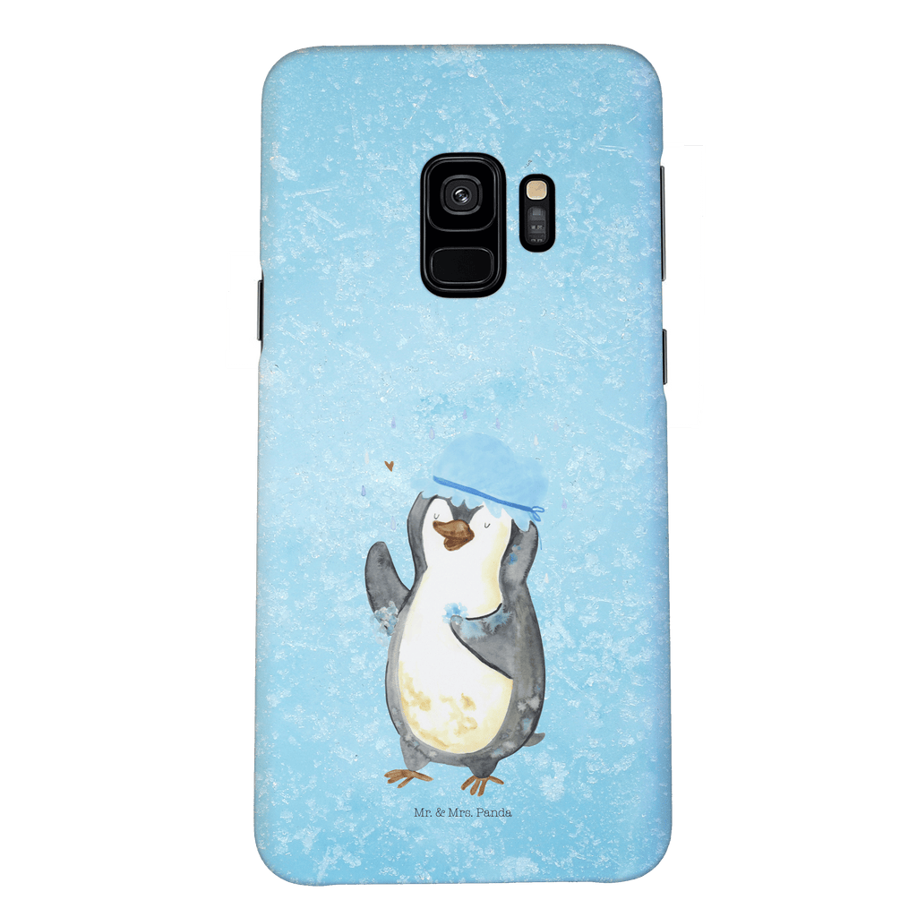 Samsung Galaxy S9 Handyhülle Pinguin duscht Samsung Galaxy S9, Handyhülle, Smartphone Hülle, Handy Case, Handycover, Hülle, Pinguin, Pinguine, Dusche, duschen, Lebensmotto, Motivation, Neustart, Neuanfang, glücklich sein