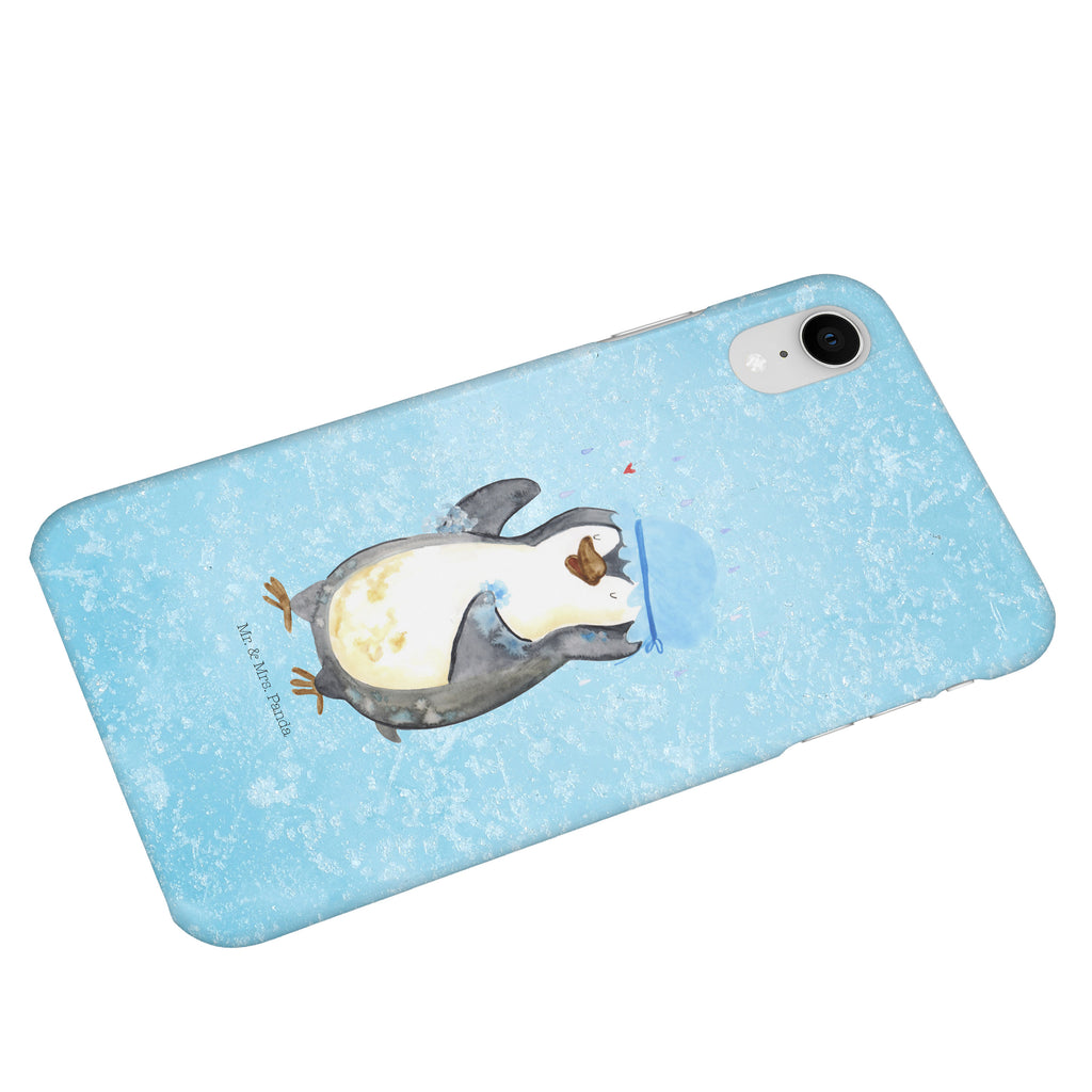 Iphone XR Handyhülle Pinguin duscht Iphone XR Handyhülle, Iphone XR, Handyhülle, Premium Kunststoff, Pinguin, Pinguine, Dusche, duschen, Lebensmotto, Motivation, Neustart, Neuanfang, glücklich sein