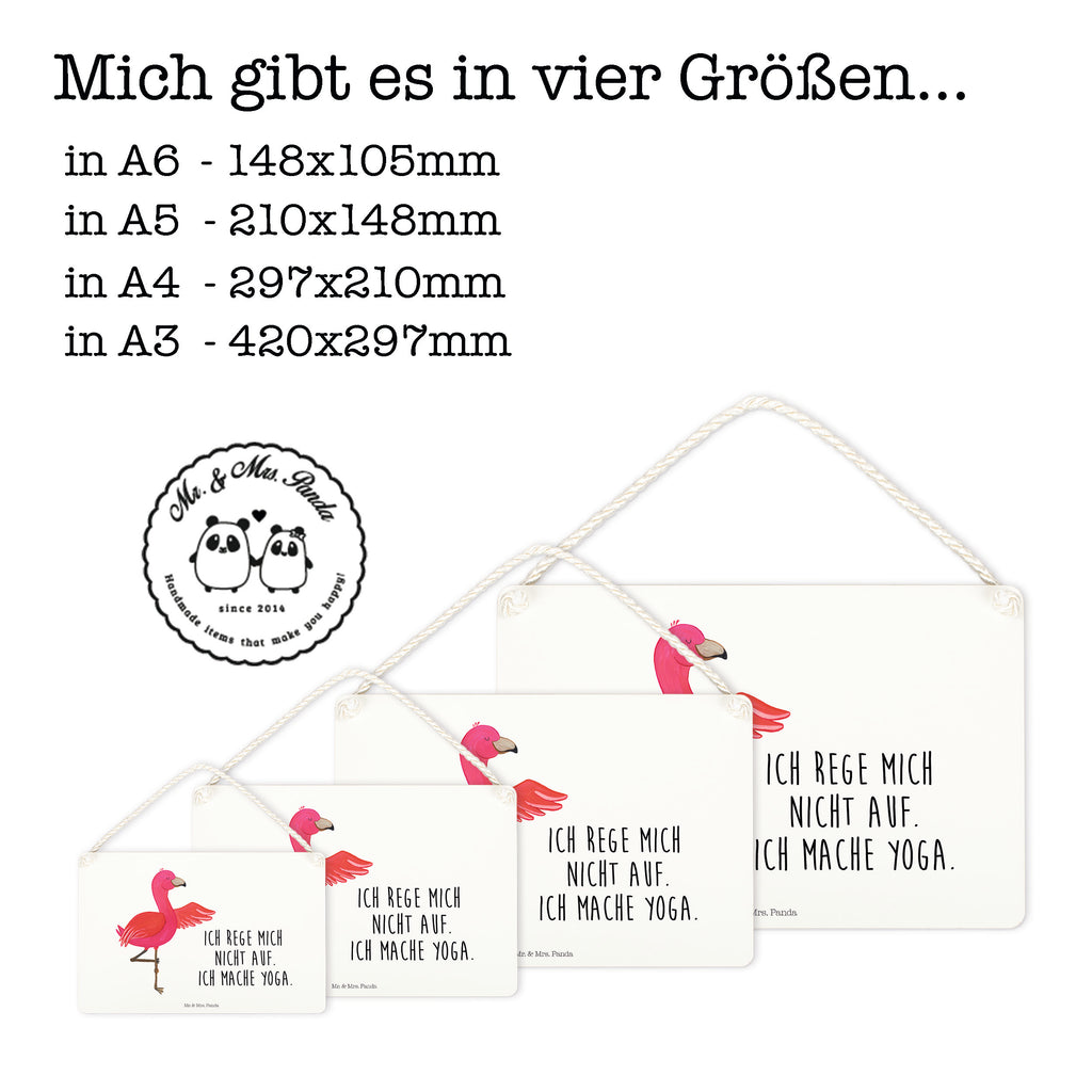 Deko Schild Flamingo Yoga Dekoschild, Deko Schild, Schild, Tür Schild, Türschild, Holzschild, Wandschild, Wanddeko, Flamingo, Vogel, Yoga, Namaste, Achtsamkeit, Yoga-Übung, Entspannung, Ärger, Aufregen, Tiefenentspannung