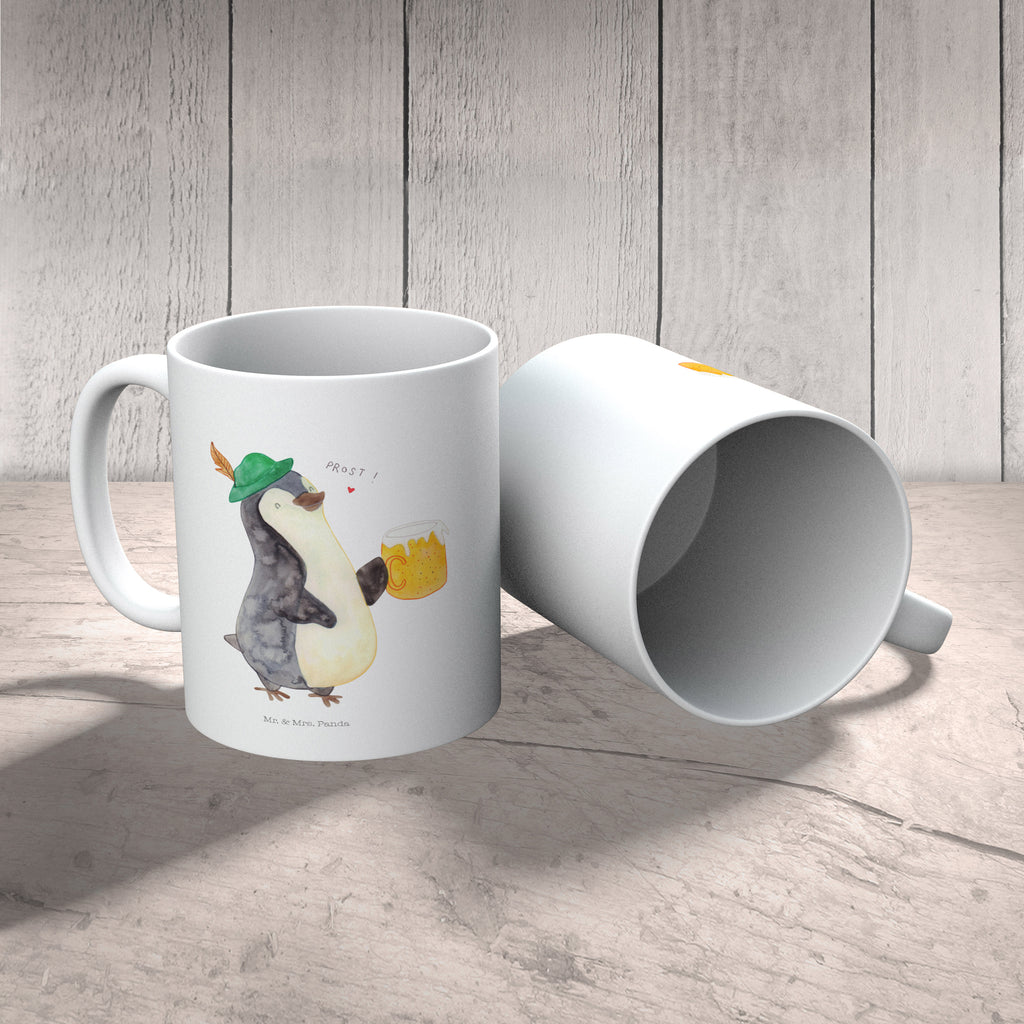 Tasse Pinguin Bier Pinguin, Pinguine, Bier, Oktoberfest,  Becher, Kaffeetasse, Kaffeebecher, Tee, Frühstück, Büro  Pinguin