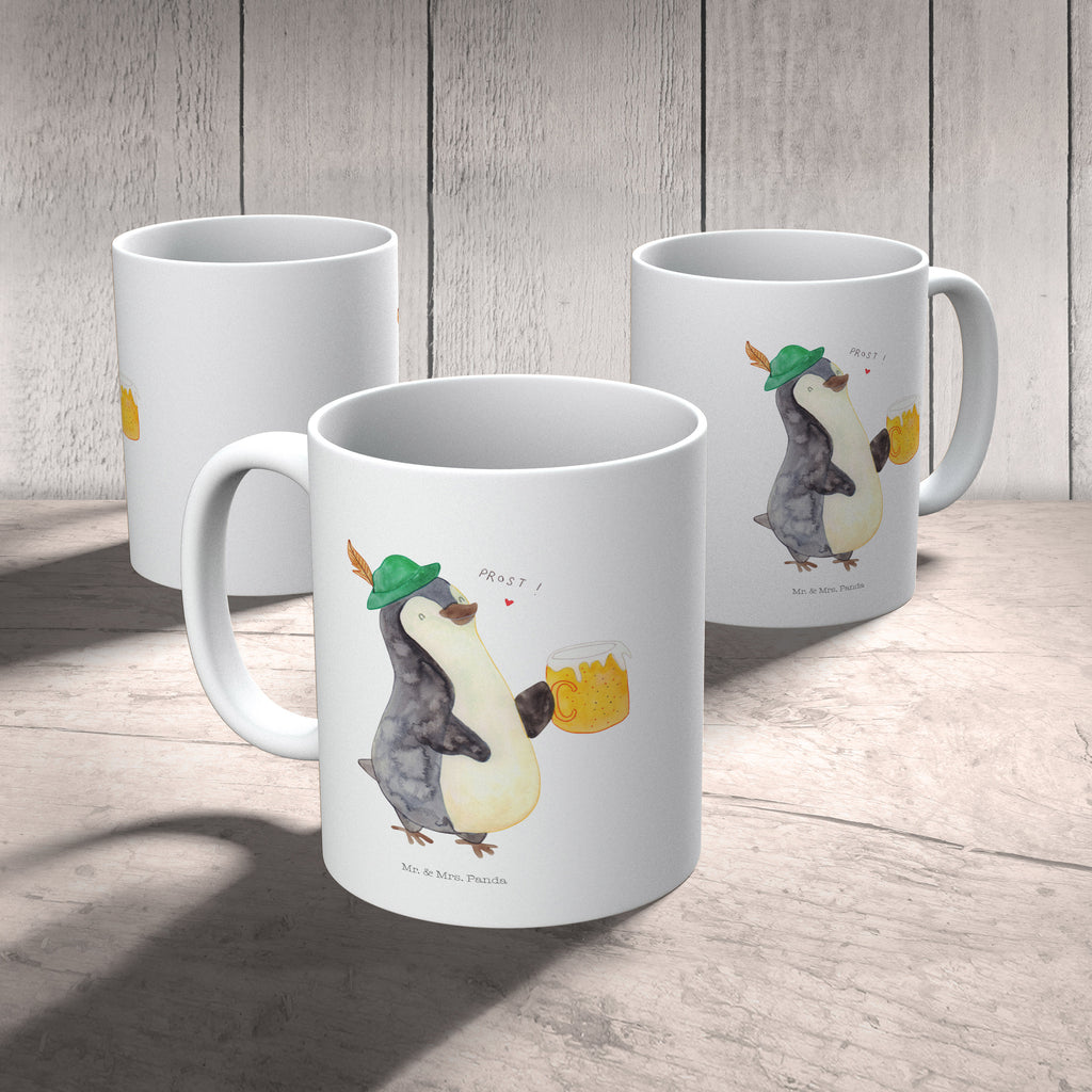 Tasse Pinguin Bier Pinguin, Pinguine, Bier, Oktoberfest,  Becher, Kaffeetasse, Kaffeebecher, Tee, Frühstück, Büro  Pinguin