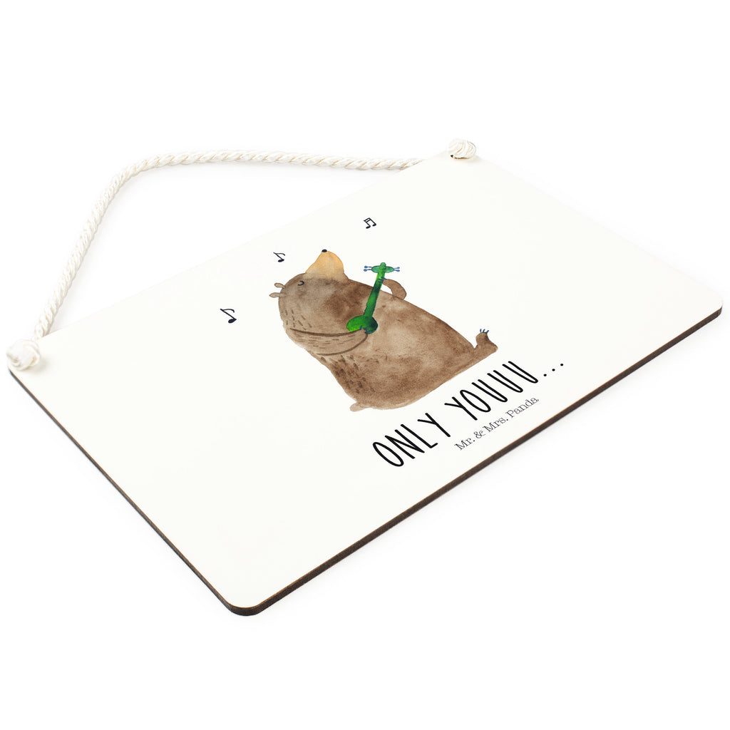 Deko Schild Bär Gitarre  Dekoschild, Deko Schild, Schild, Tür Schild, Türschild, Holzschild, Wandschild, Wanddeko  Bär, Teddy, Teddybär