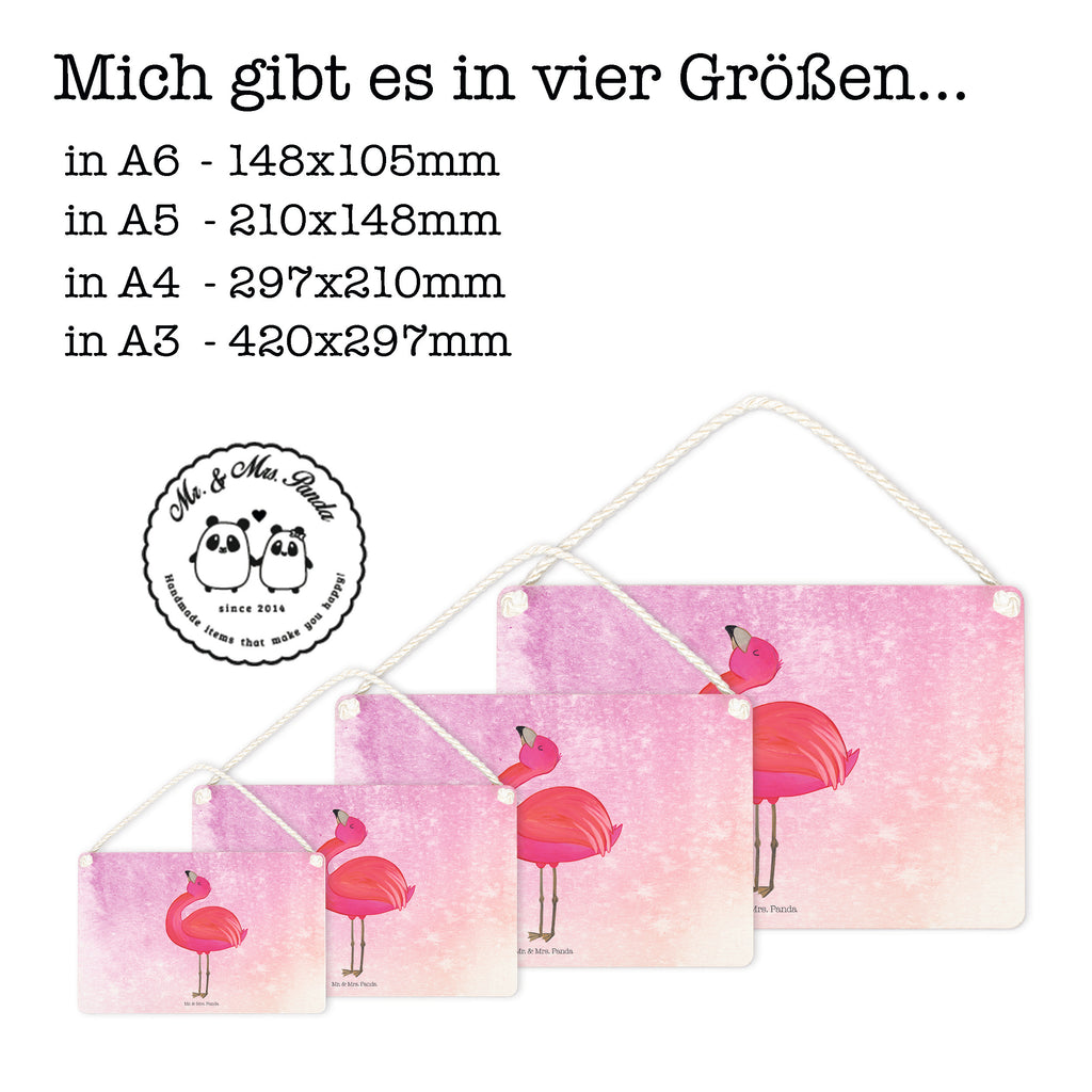 Deko Schild Flamingo stolz Dekoschild, Deko Schild, Schild, Tür Schild, Türschild, Holzschild, Wandschild, Wanddeko, Flamingo, stolz, Freude, Selbstliebe, Selbstakzeptanz, Freundin, beste Freundin, Tochter, Mama, Schwester