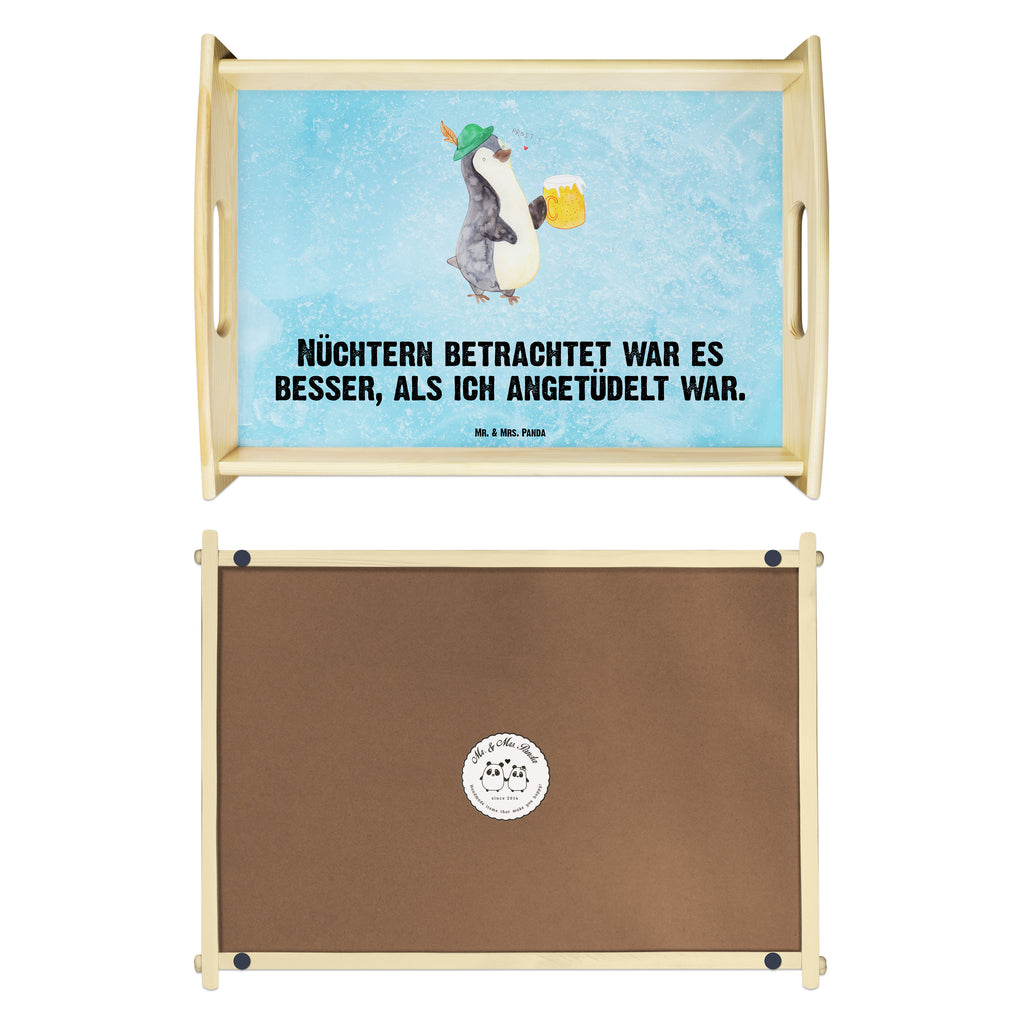 Serviertablett Pinguin Bier Tablett, Holztablett, Küchentablett, Dekotablett, Frühstückstablett, Pinguin, Pinguine, Bier, Oktoberfest