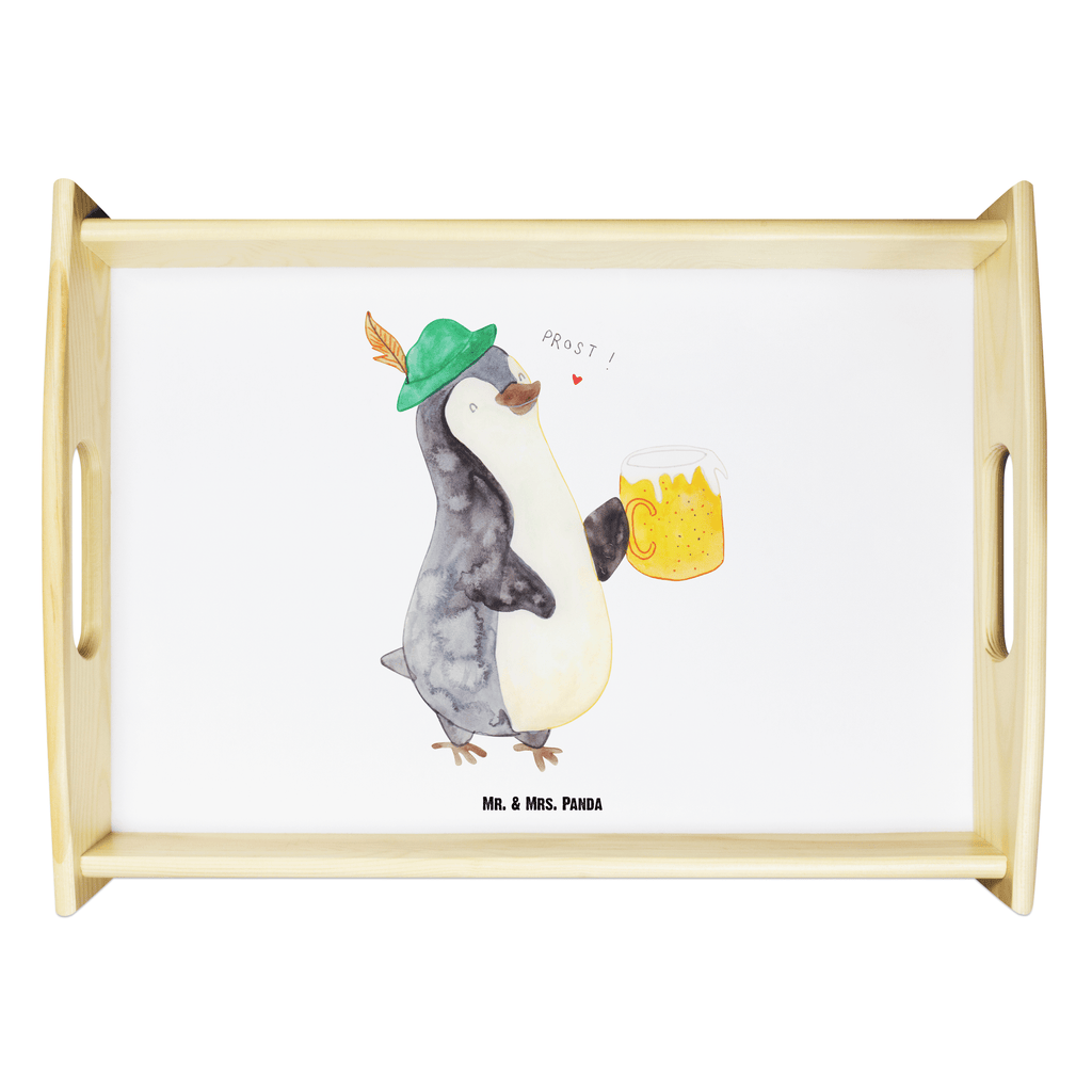 Serviertablett Pinguin Bier Tablett, Holztablett, Küchentablett, Dekotablett, Frühstückstablett, Pinguin, Pinguine, Bier, Oktoberfest