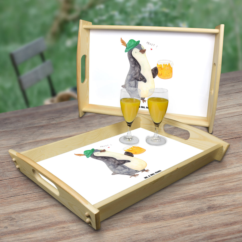Serviertablett Pinguin Bier Tablett, Holztablett, Küchentablett, Dekotablett, Frühstückstablett, Pinguin, Pinguine, Bier, Oktoberfest