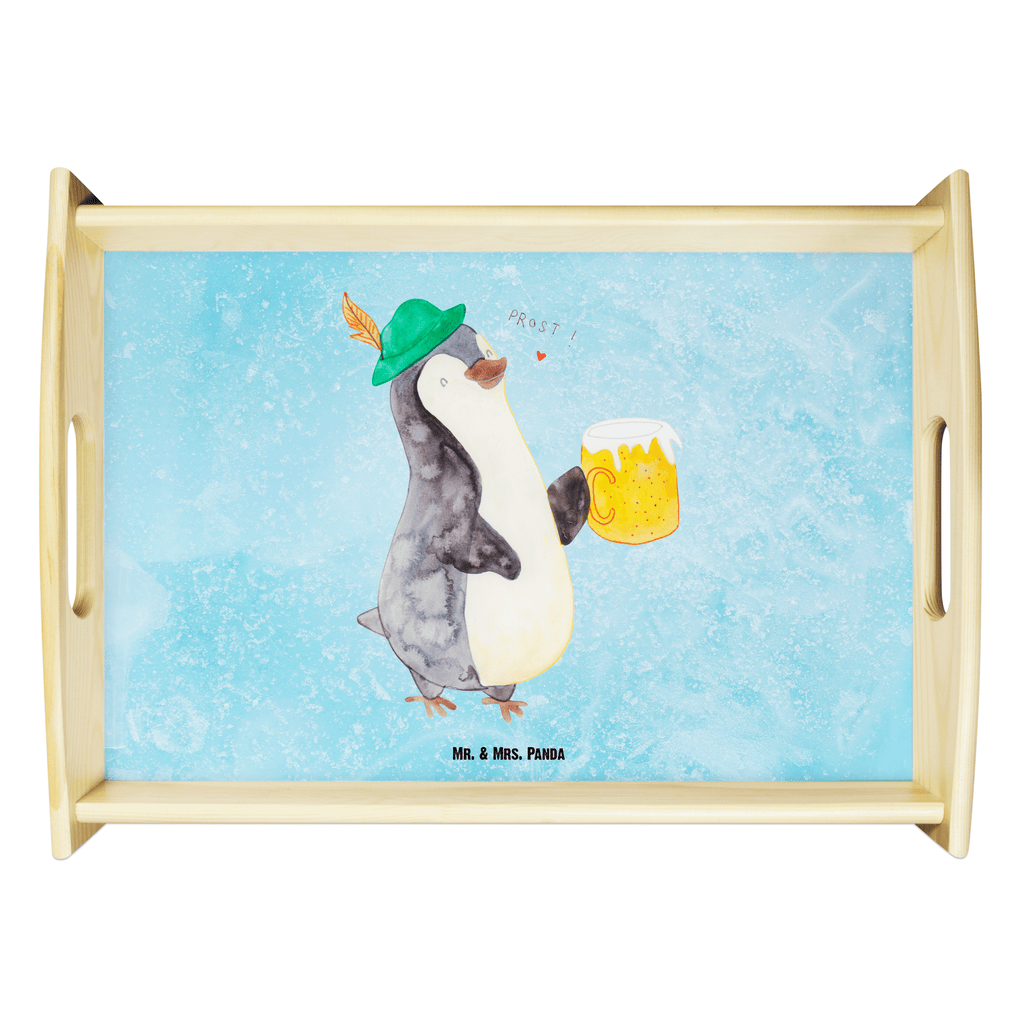 Serviertablett Pinguin Bier Tablett, Holztablett, Küchentablett, Dekotablett, Frühstückstablett, Pinguin, Pinguine, Bier, Oktoberfest