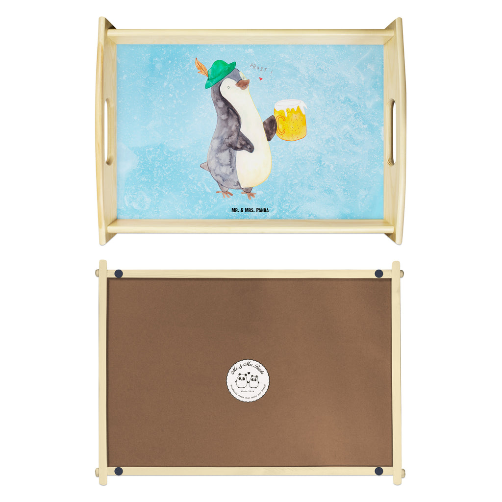 Serviertablett Pinguin Bier Tablett, Holztablett, Küchentablett, Dekotablett, Frühstückstablett, Pinguin, Pinguine, Bier, Oktoberfest