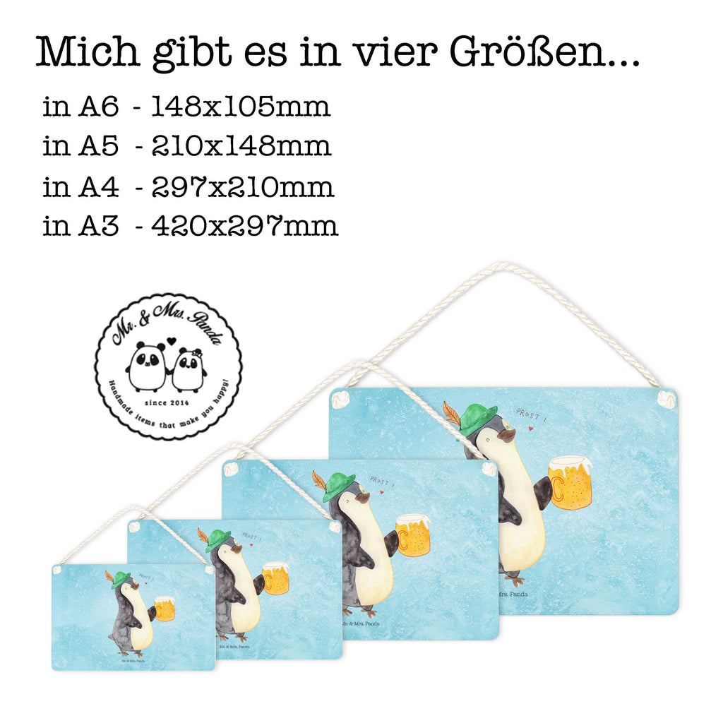 Deko Schild Pinguin Bier Dekoschild, Deko Schild, Schild, Tür Schild, Türschild, Holzschild, Wandschild, Wanddeko, Pinguin, Pinguine, Bier, Oktoberfest