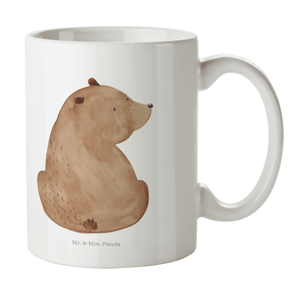 Tasse Bär Schulterblick Bär, Selbstachtung, Weltansicht, Motivation, Bären, Bärenliebe, Weisheit  Becher, Kaffeetasse, Kaffeebecher, Tee, Frühstück, Büro  Bär, Teddy, Teddybär
