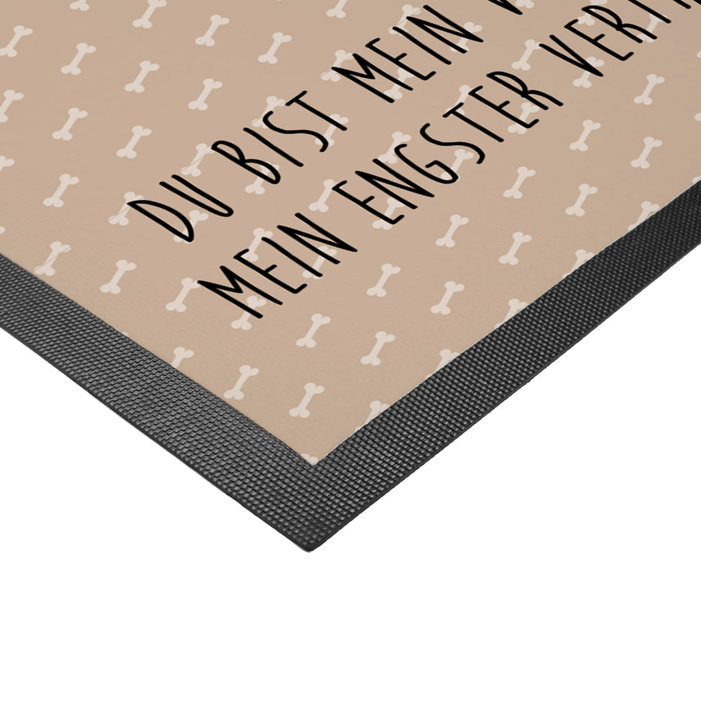 Fußmatte Hund Hundedame Hund, Hunde, Hundeliebe, Hundeglück, Liebe, Frauchen, Hundebesitzer,  Türvorleger, Schmutzmatte, Fußabtreter, Matte, Schmutzfänger, Fußabstreifer, Schmutzfangmatte, Türmatte, Motivfußmatte,  Haustürmatte, Vorleger  Hund, Hundemotiv, Haustier, Hunderasse, Tierliebhaber, Hundebesitzer, Sprüche