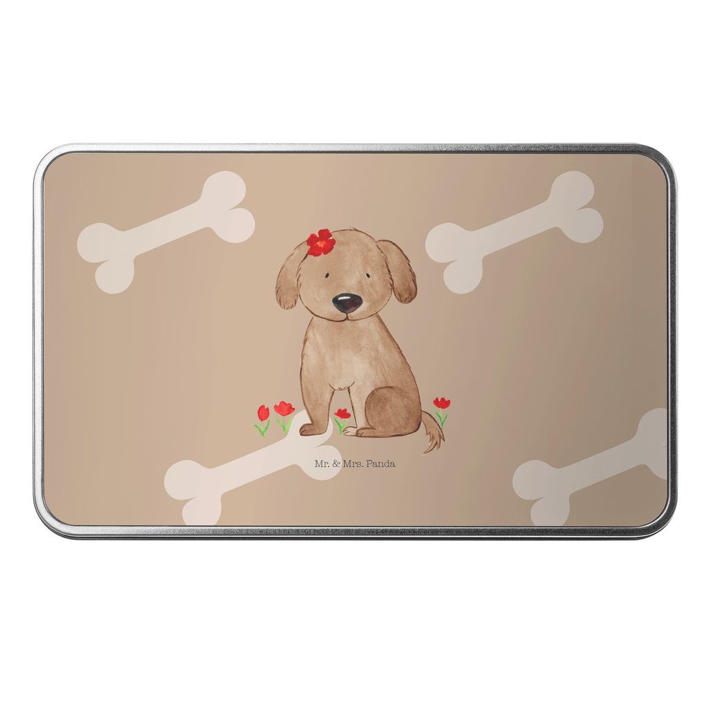 Metalldose rechteckig Hund Hundedame Blechdose, Metalldose, Blechbox, Container, Keksdose, Vorratsdose, Vorratsbox, Döschen, Versperbox, Vesperdose, Aufbewahrungsdose, Aufbewahrungsbox, Aluminiumdose, Dose, Hund, Hundemotiv, Haustier, Hunderasse, Tierliebhaber, Hundebesitzer, Sprüche, Hunde, Hundeliebe, Hundeglück, Liebe, Frauchen