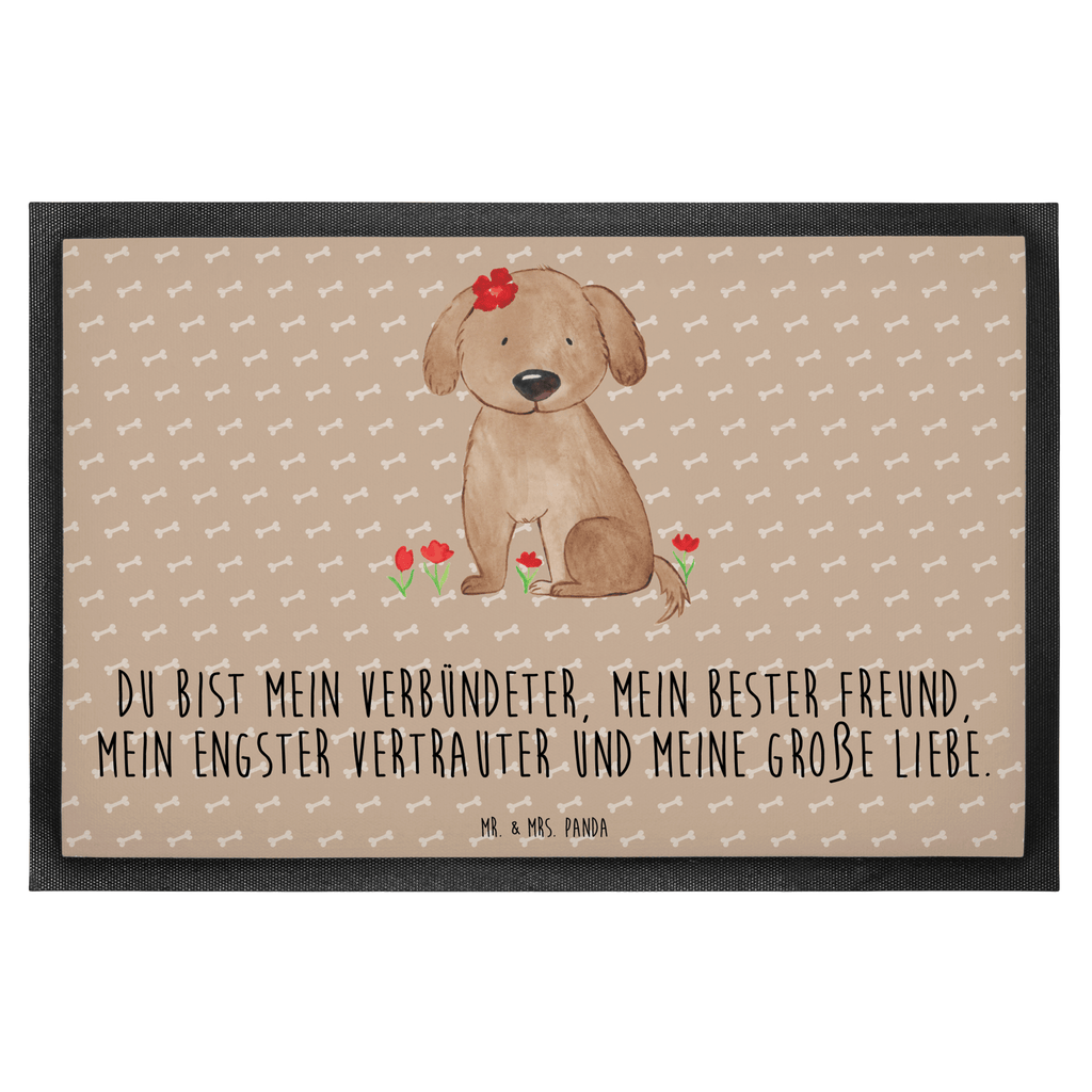 Fußmatte Hund Hundedame Hund, Hunde, Hundeliebe, Hundeglück, Liebe, Frauchen, Hundebesitzer,  Türvorleger, Schmutzmatte, Fußabtreter, Matte, Schmutzfänger, Fußabstreifer, Schmutzfangmatte, Türmatte, Motivfußmatte,  Haustürmatte, Vorleger  Hund, Hundemotiv, Haustier, Hunderasse, Tierliebhaber, Hundebesitzer, Sprüche